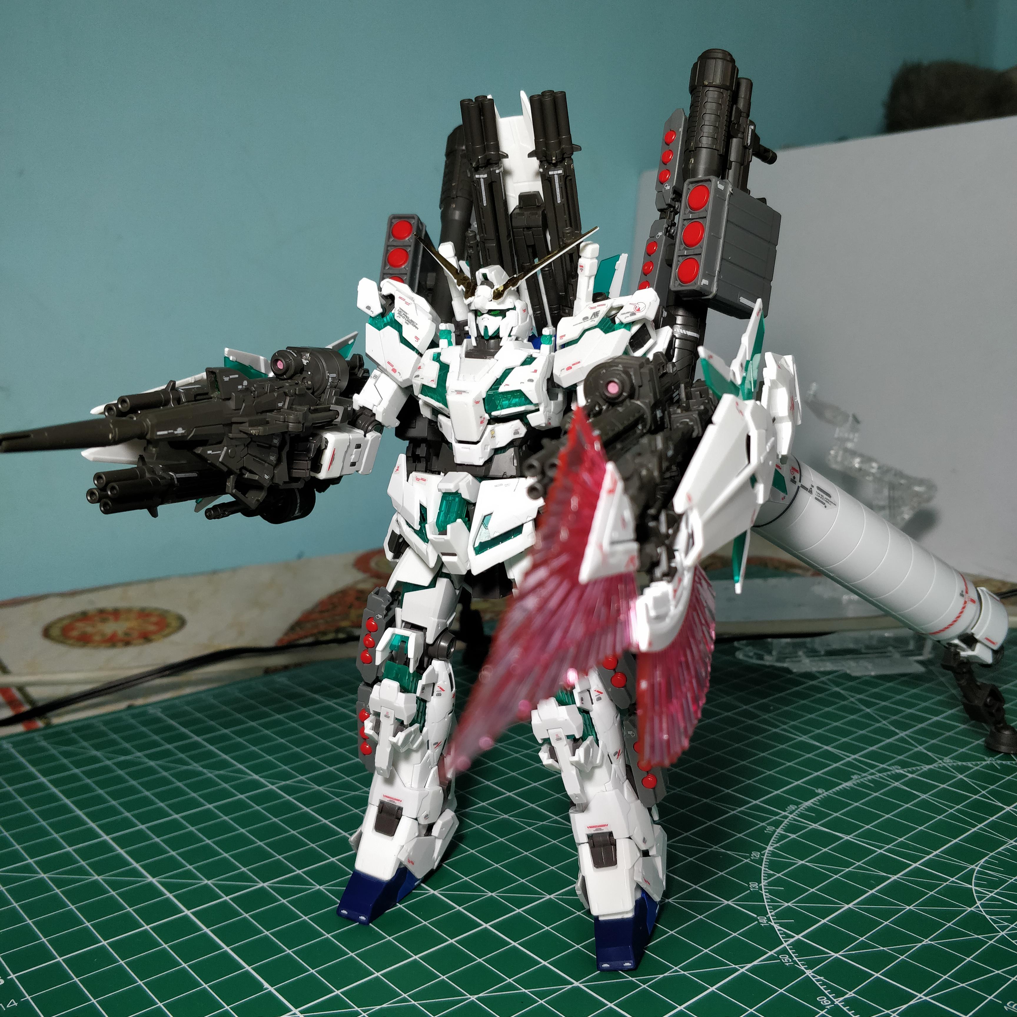 Built my first Gundam. Wasn't as clean as I would've liked, but it was fun! Gunpla