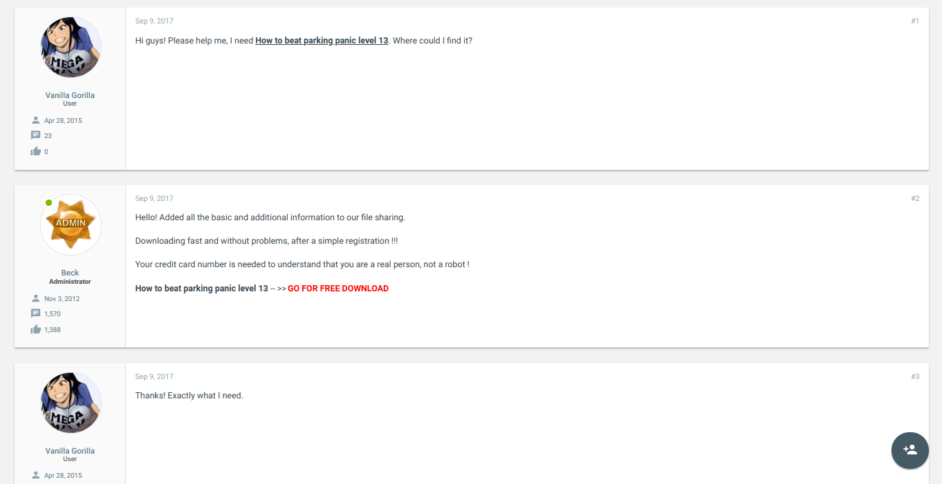 Found on a forum website. r/Scams