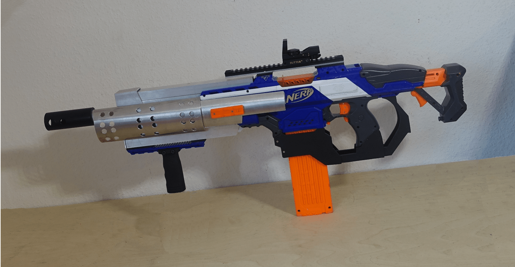 Call of Duty HVK Rapidstrike Might also take off the muzzle breach/shorten the barrel