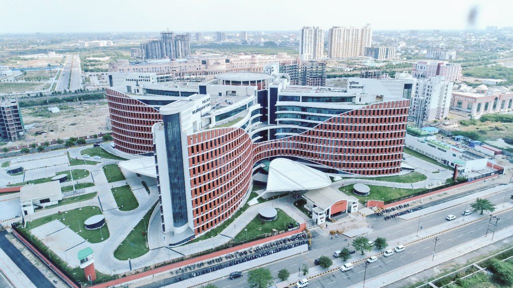 Explore Lucknow's 816 Crore Signature Building of UP Police