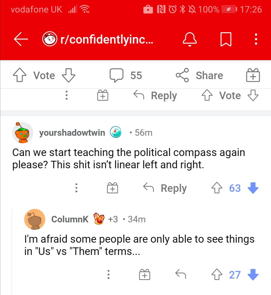 Ah! The irony of being so confidently incorrect in r/confidently incorrect... r