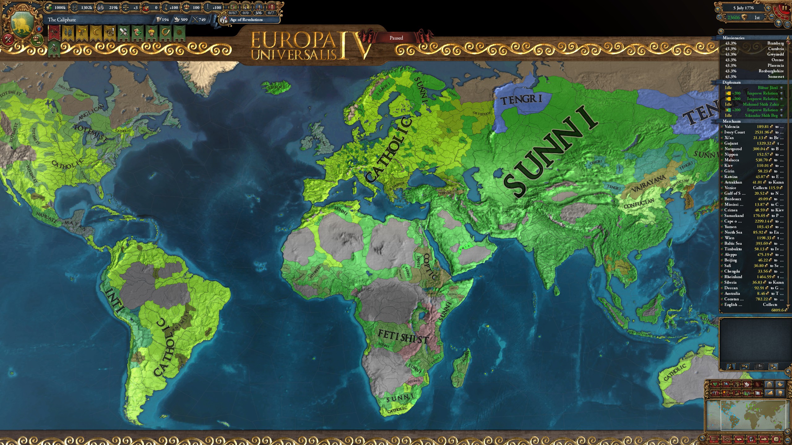 One faith possible? r/eu4