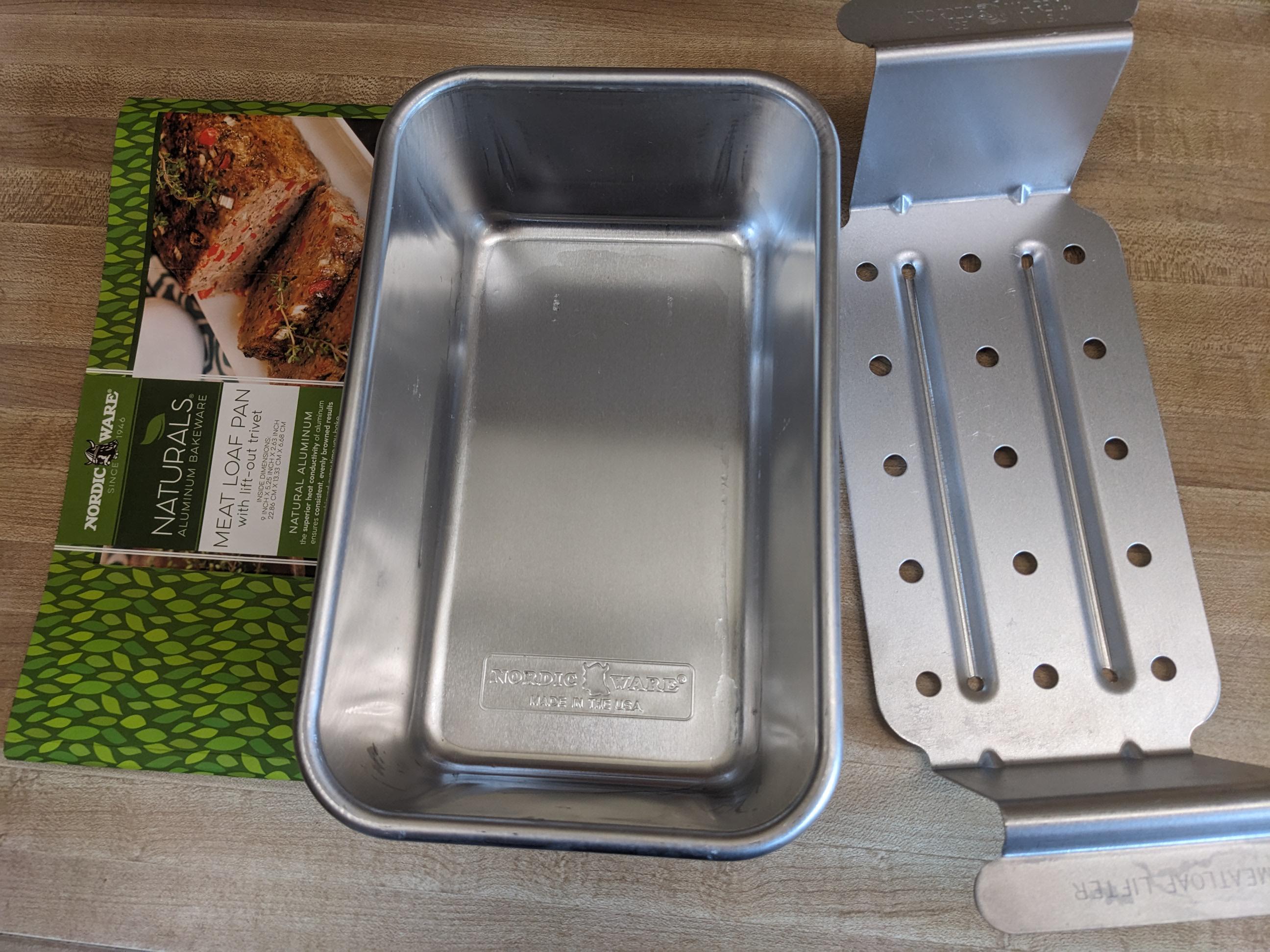 My new Nordic Ware aluminum meatloaf pan. Lifetime warranty and still made in USA. r/BuyItForLife