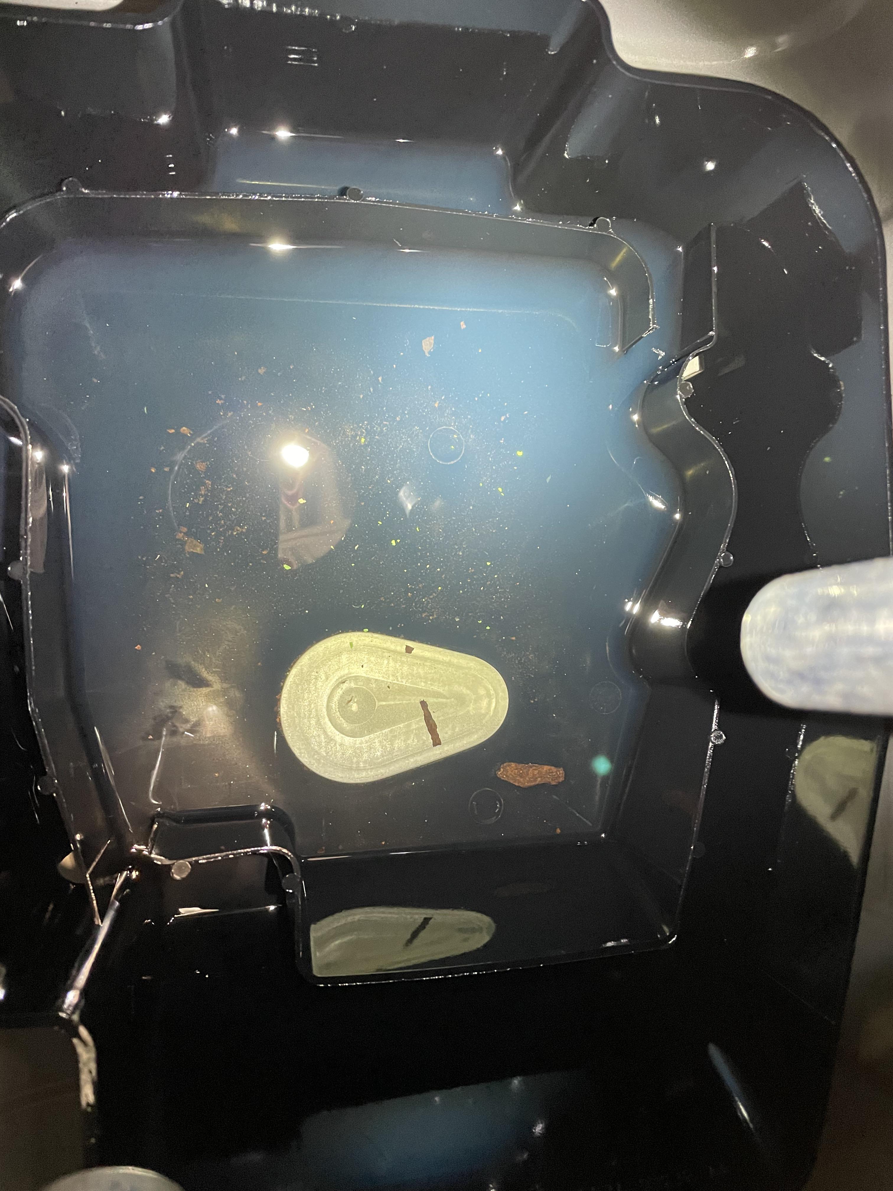 The baffles in a fuel tank that keep your car from running out of gas