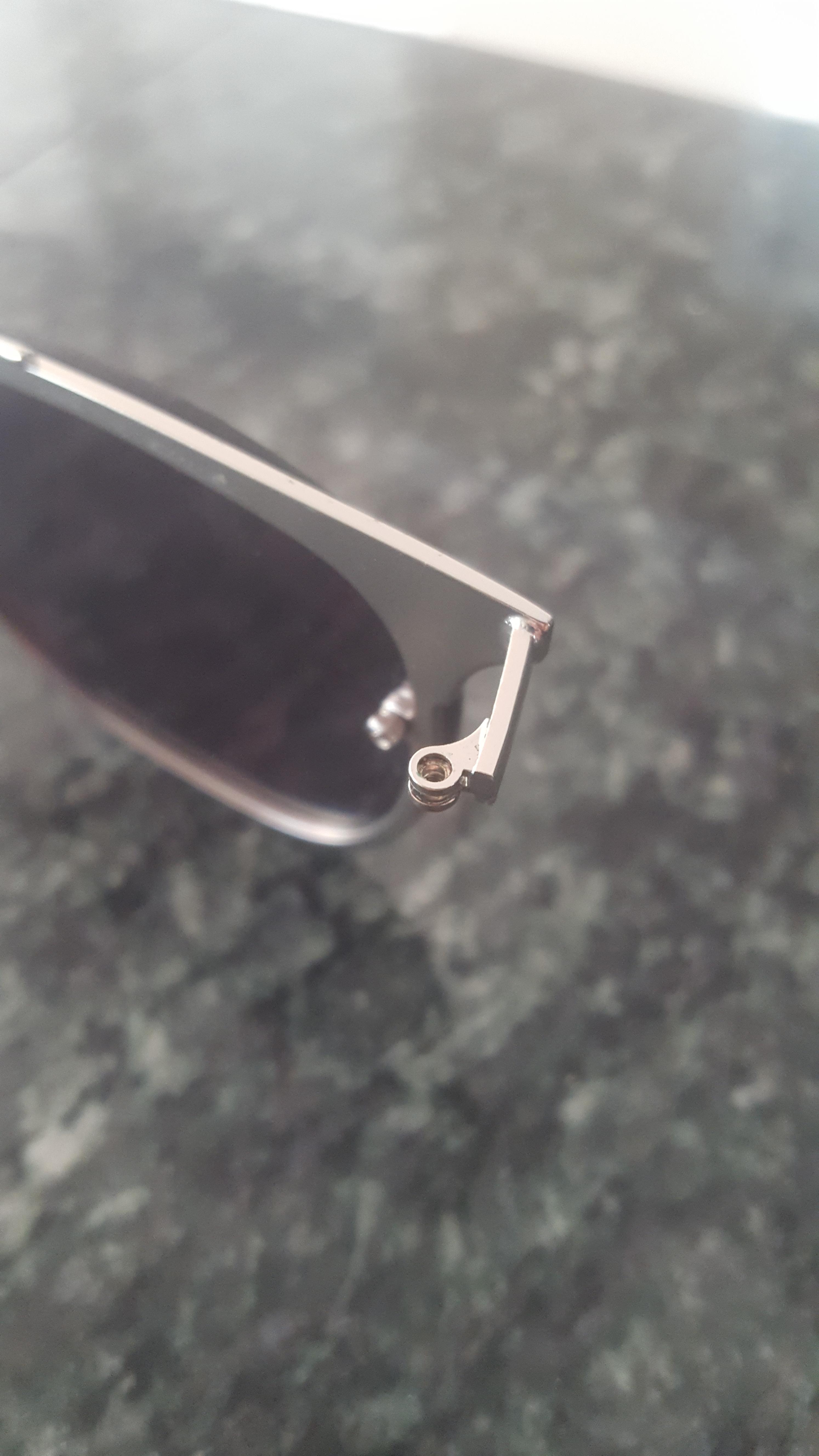 One of the hinges bent on my glasses. Any way to fix it? I'm afraid I
