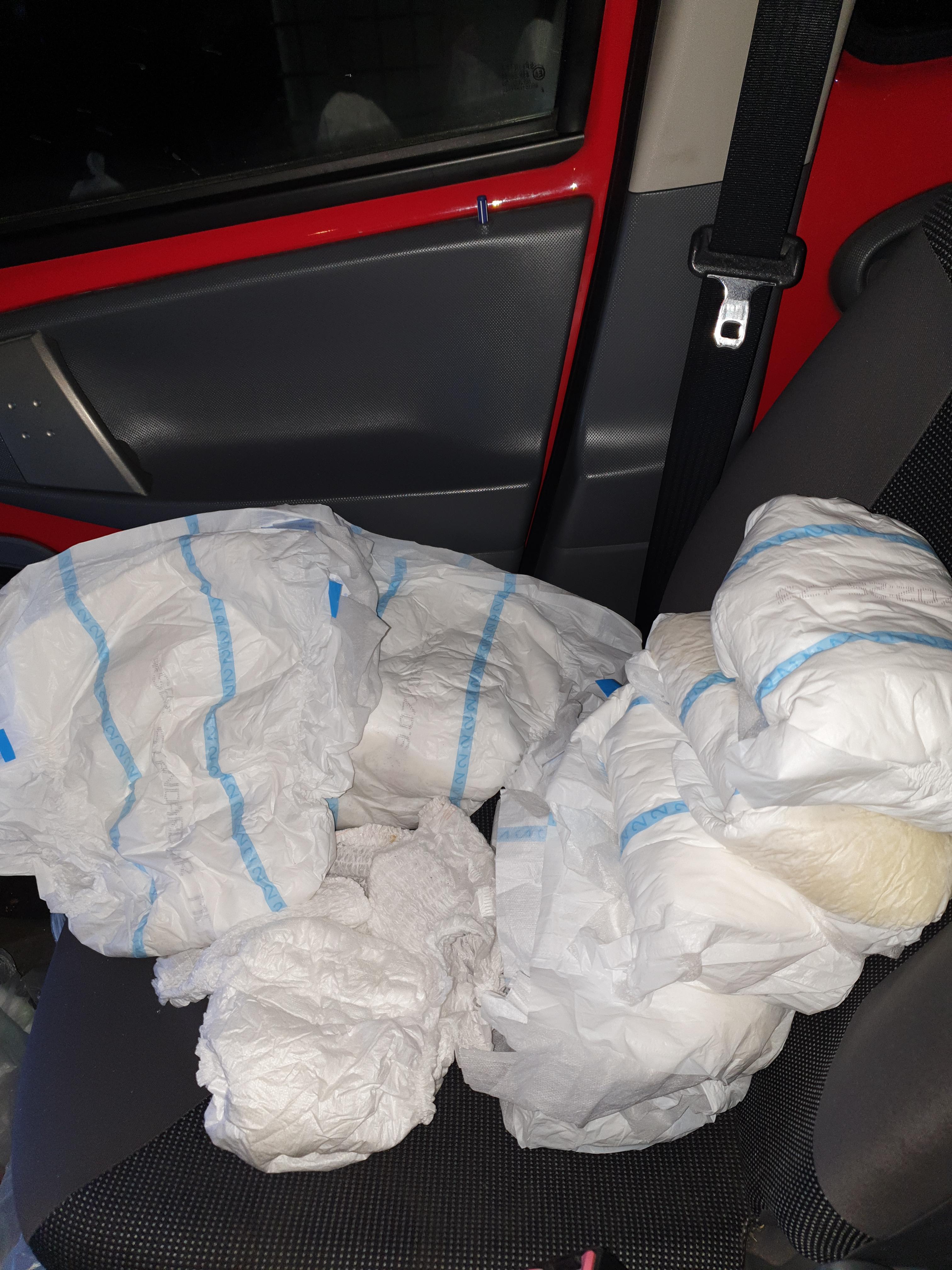 many used diapers found, I love to reuse them diaperpics