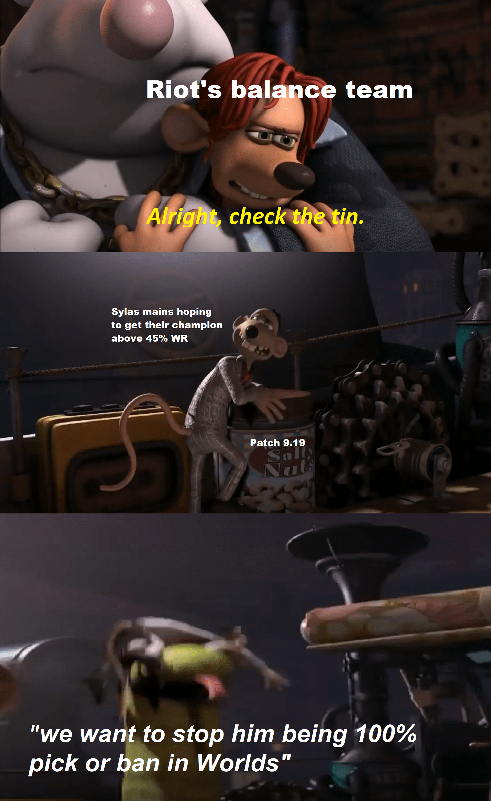 low quality memes for a low quality movie (flushed away is not good don