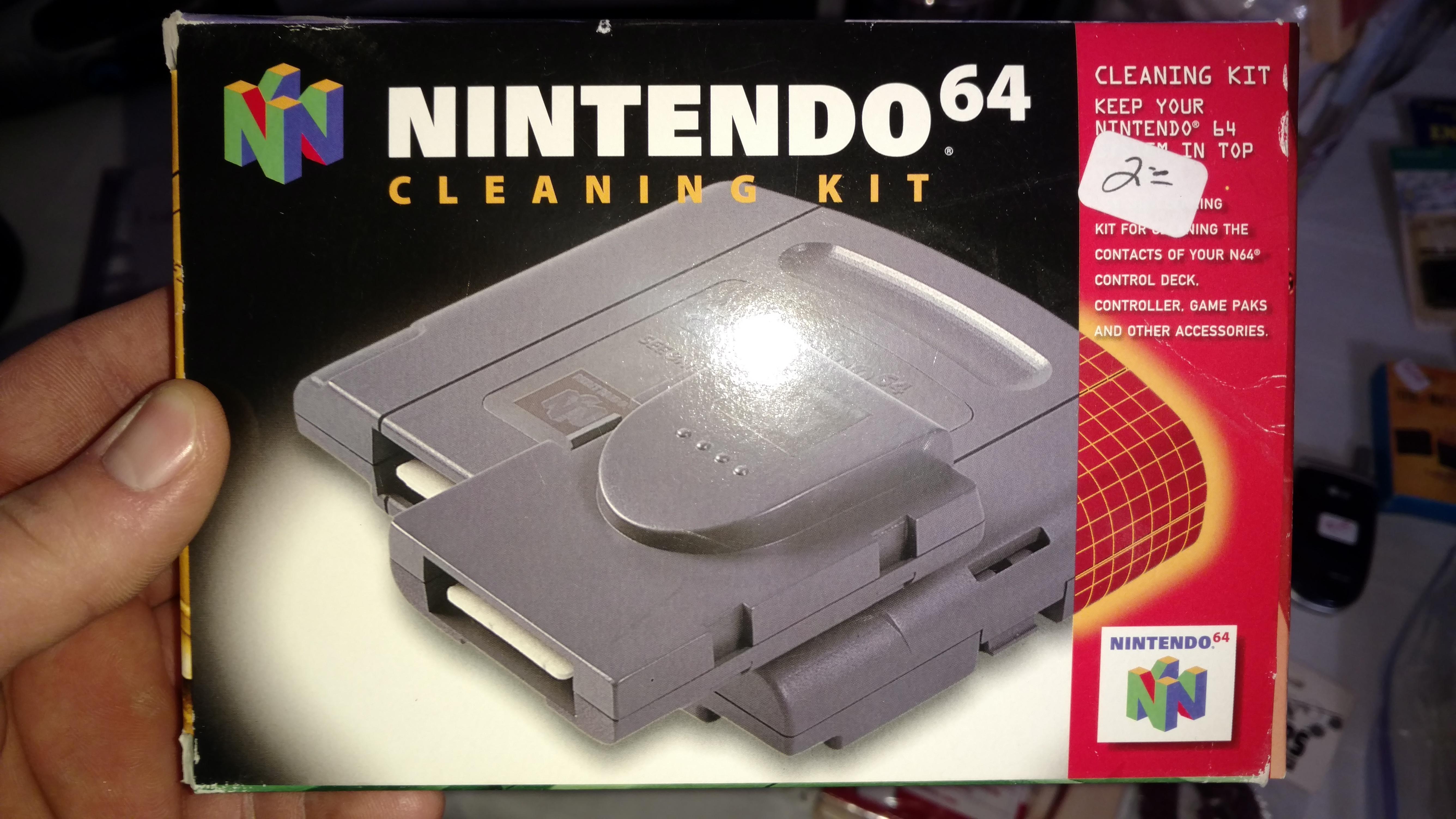 N64 cleaning kit at estate sale today r/nostalgia