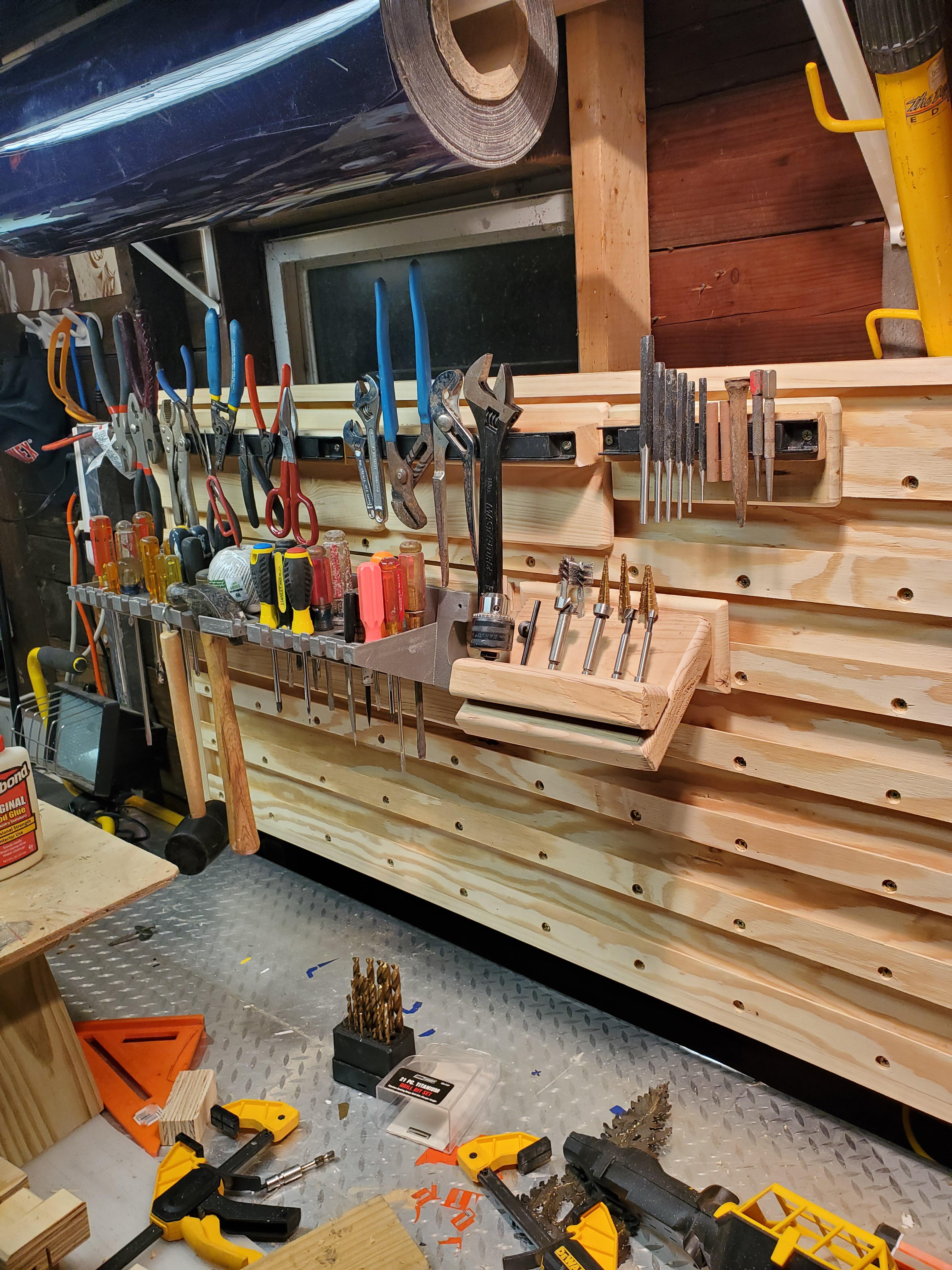 French cleat progress :) : r/woodworking