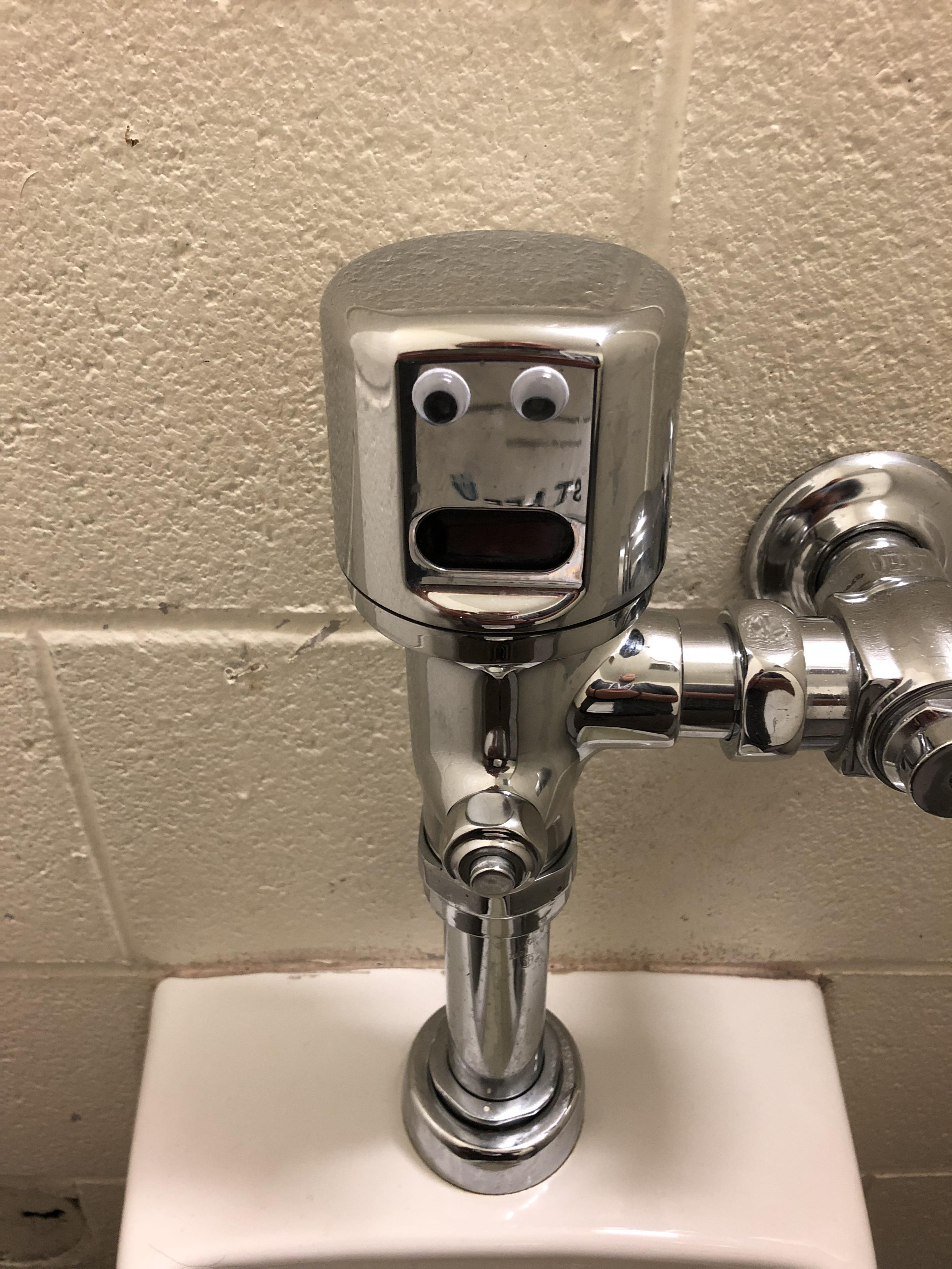 This urinal must be impressed. r/funny