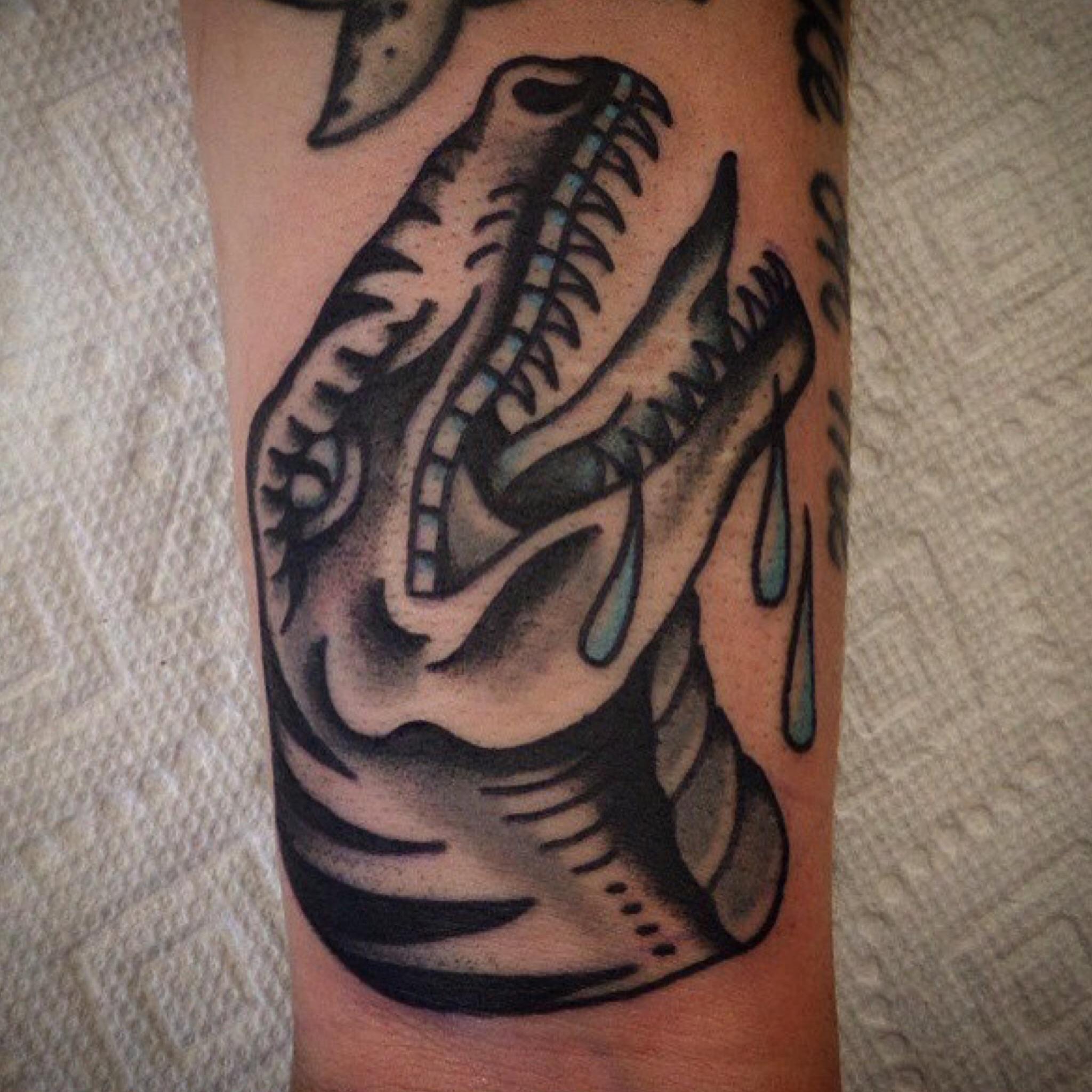 "Blue" the velociraptor from Jurassic Park series done by Dustin at