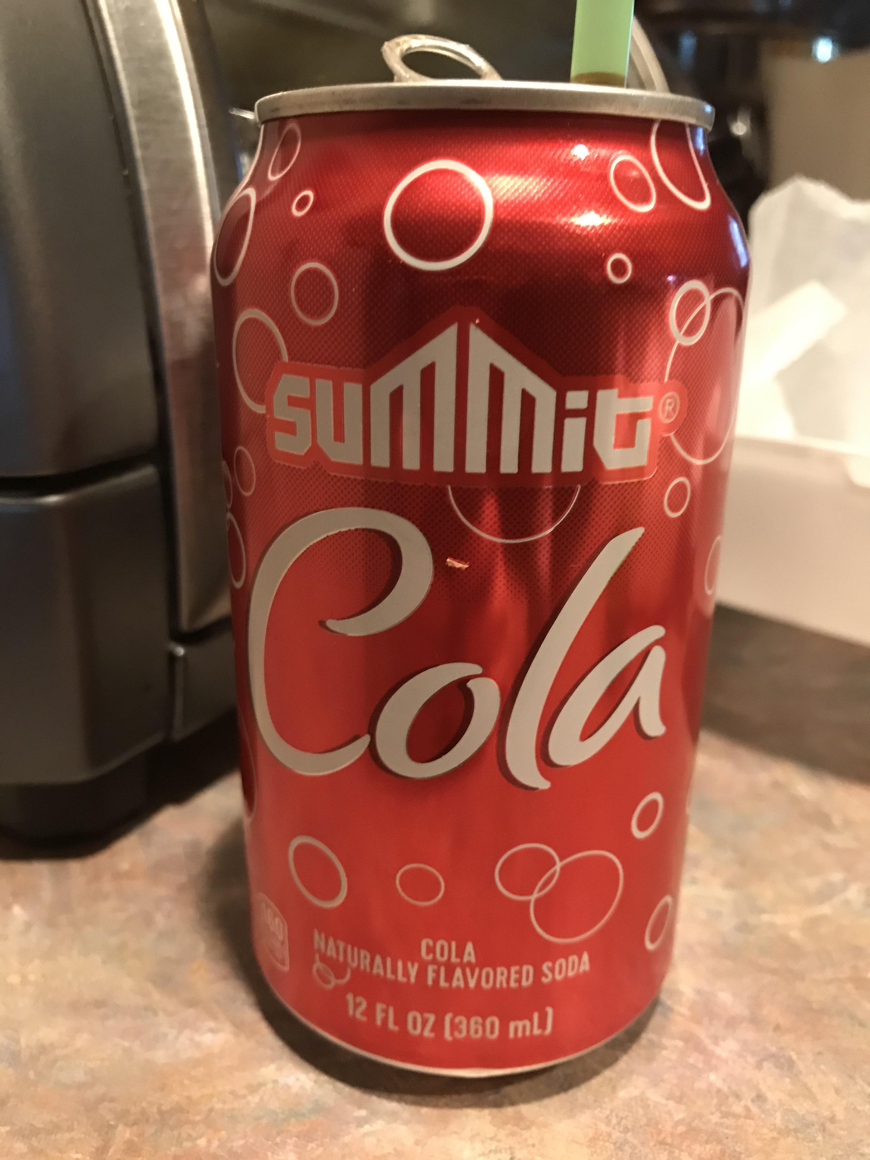 Summit cola is actually the best off brand soda. So much better than Sam’s Cola but still not
