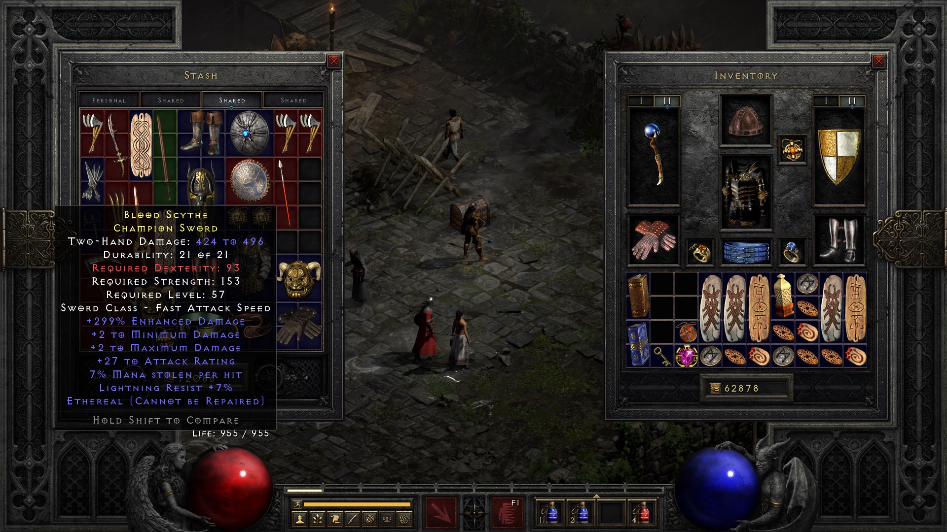 I think that's the highest minimum damage I've ever seen on a weapon