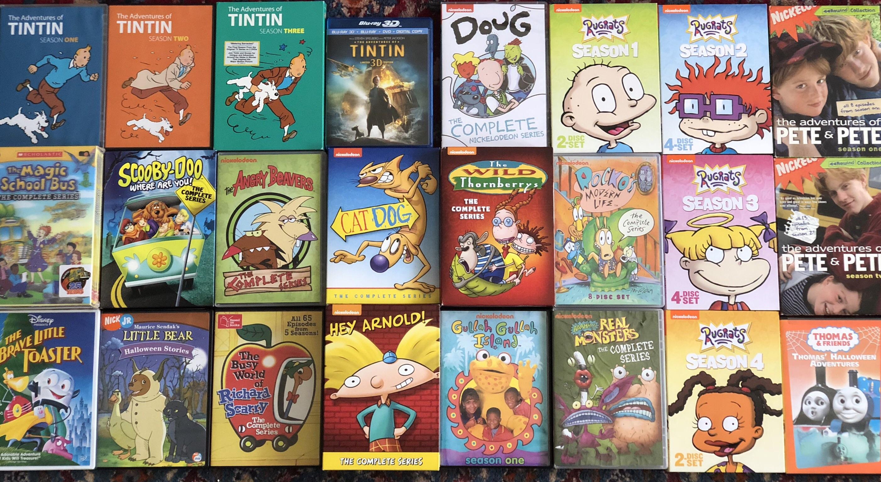 My 90’s TV collection for my soontobe newborn daughter. 2.5 weeks straight of the best TV