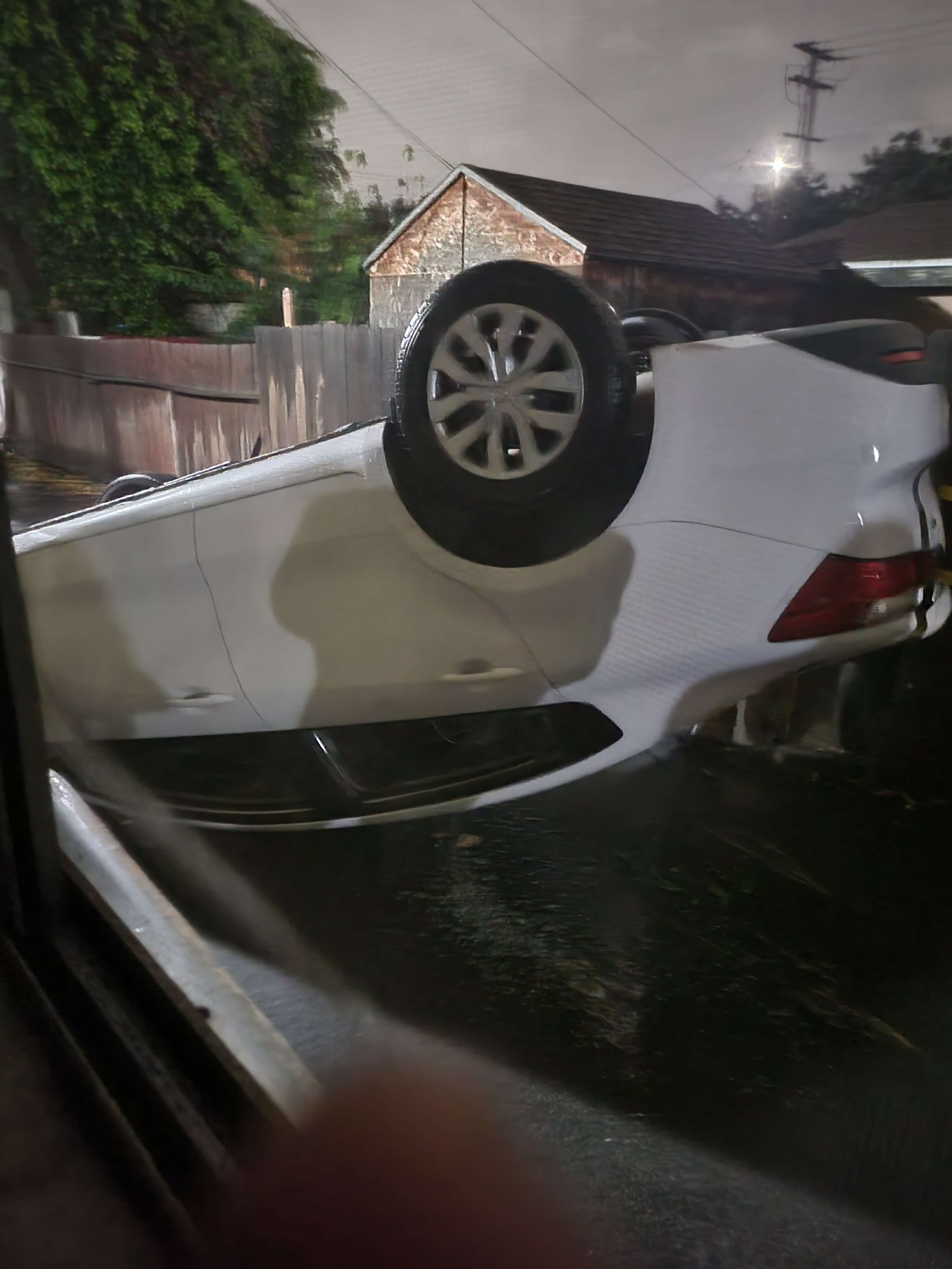 Some Jackass decided to flip his car outside my window r/Emoney