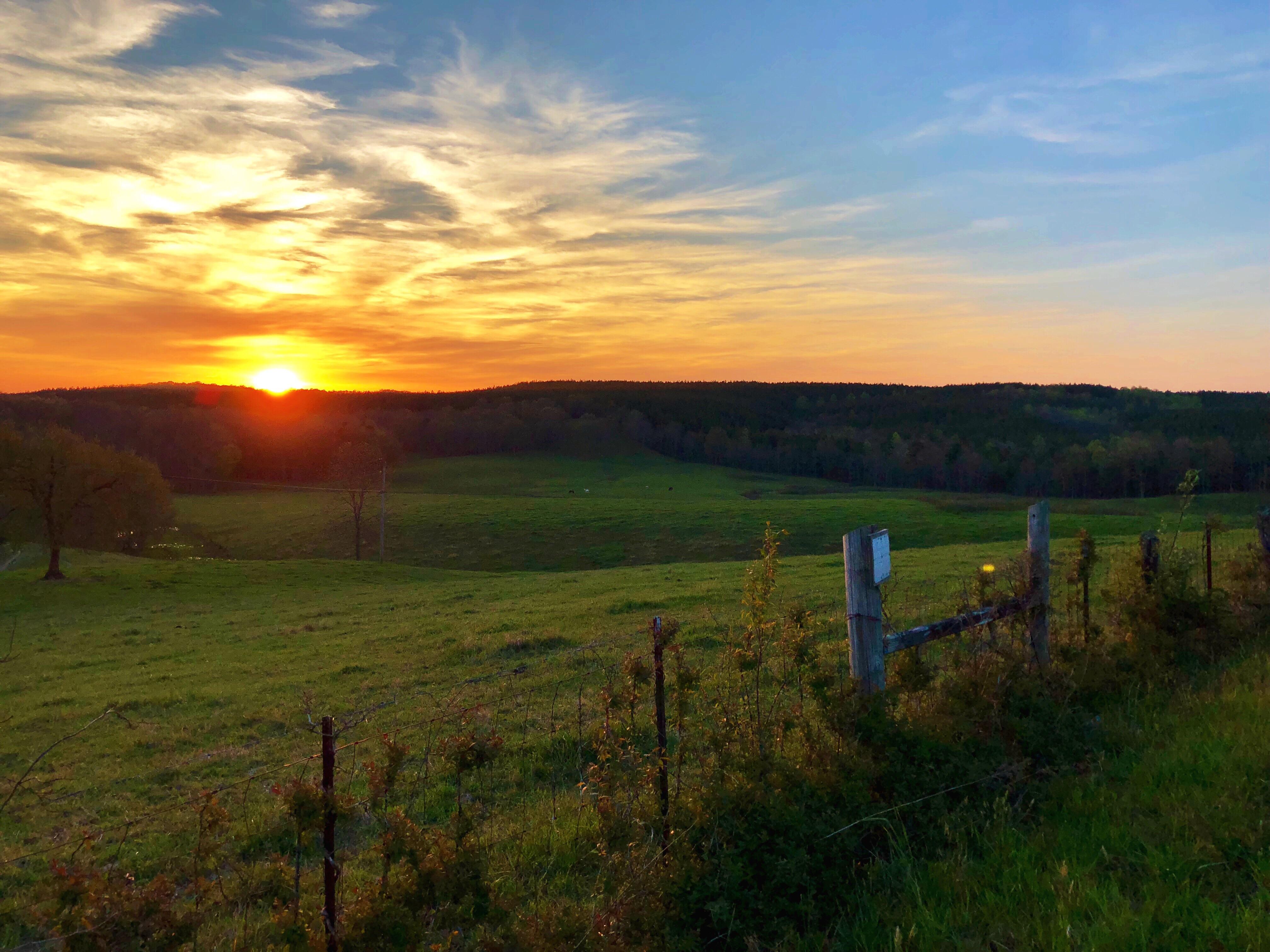 Beautiful East Tennessee sunset near Sunbright [OC] r/Tennessee