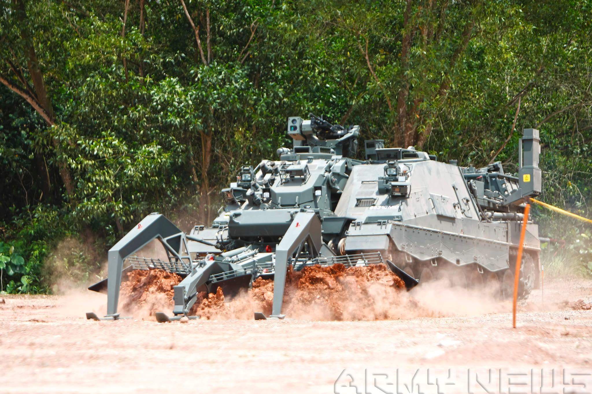 Singapore Army's Kodiak Armoured Engineering Vehicle. [2048x1365] r