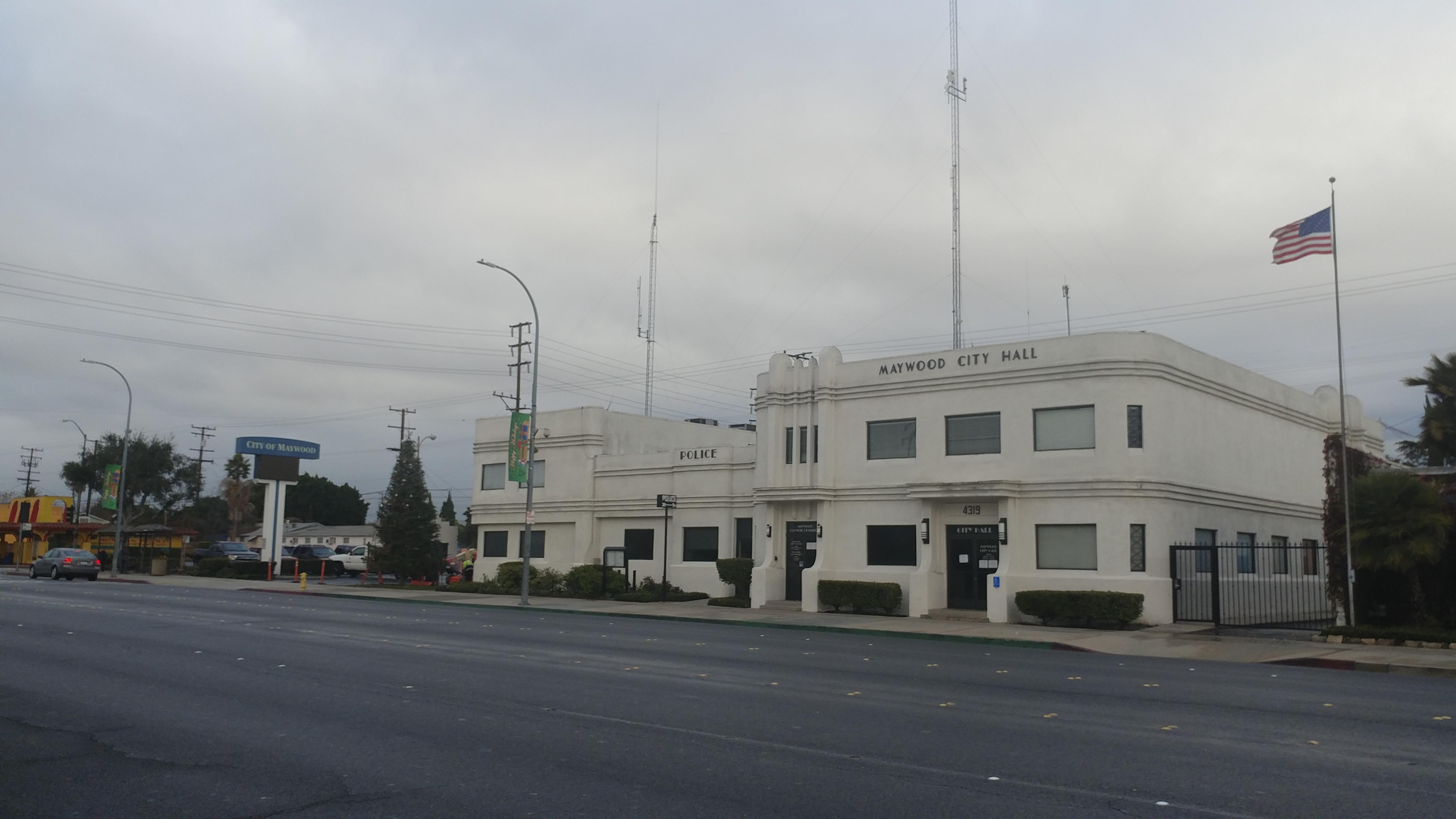 *slaps roof of Maywood City Hall* "This bad boy can fit so much corruption" r/LosAngeles