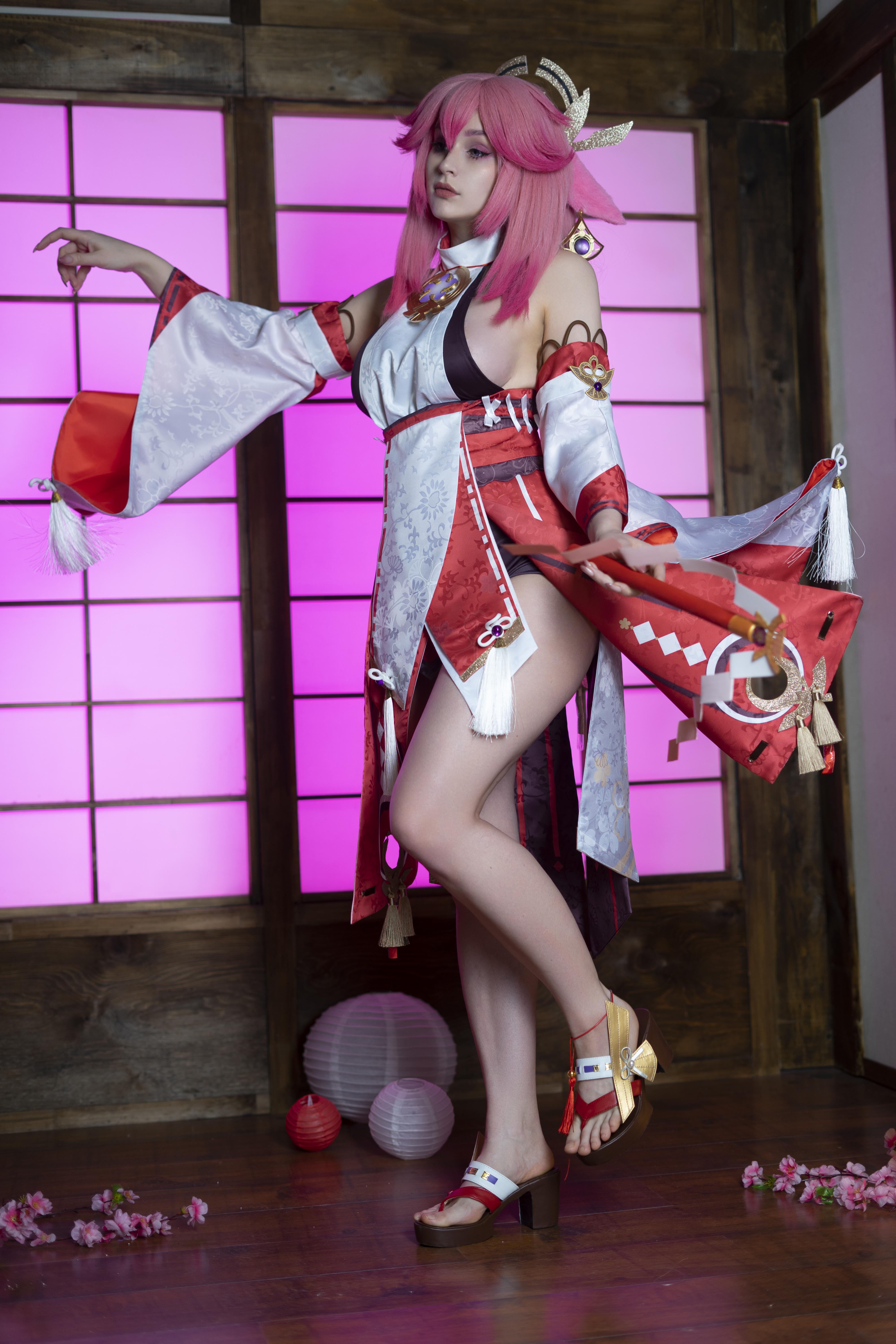 Poppachan Poppachan Yae Miko Genshin Impact Naked Cosplay | My XXX Hot Girl