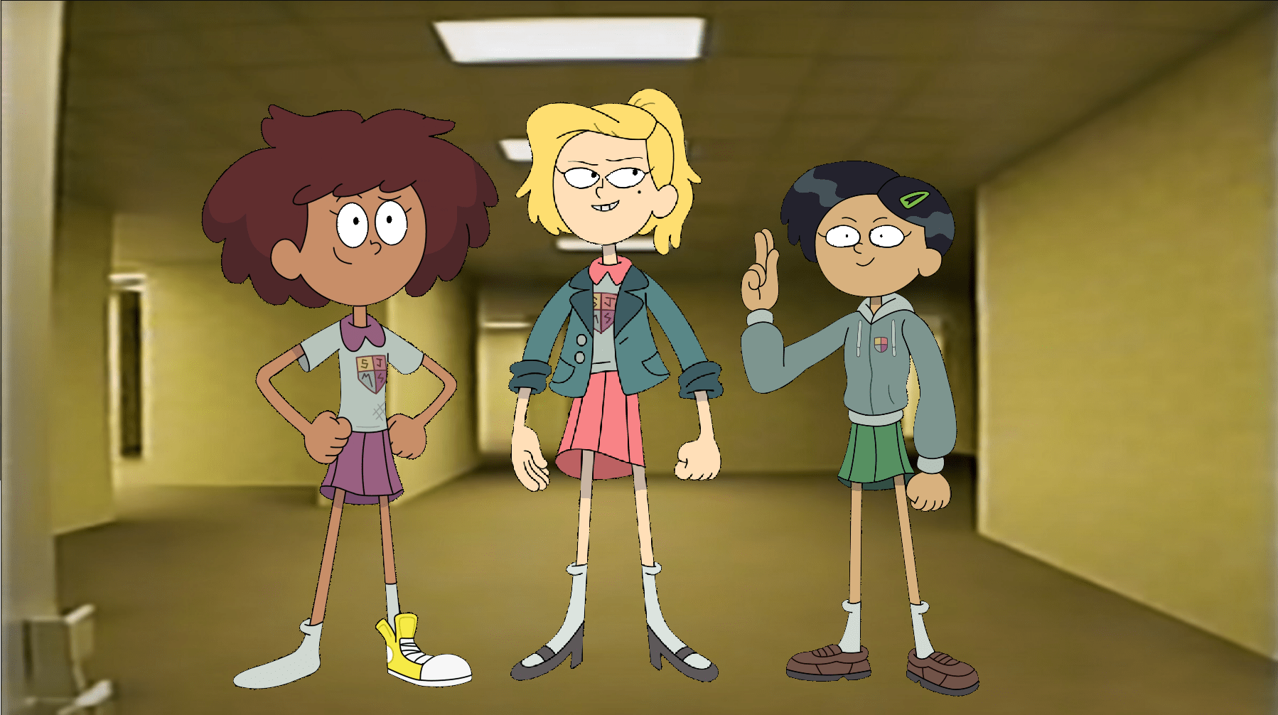 AU where instead of Amphibia, the Music Box sends the girls to the