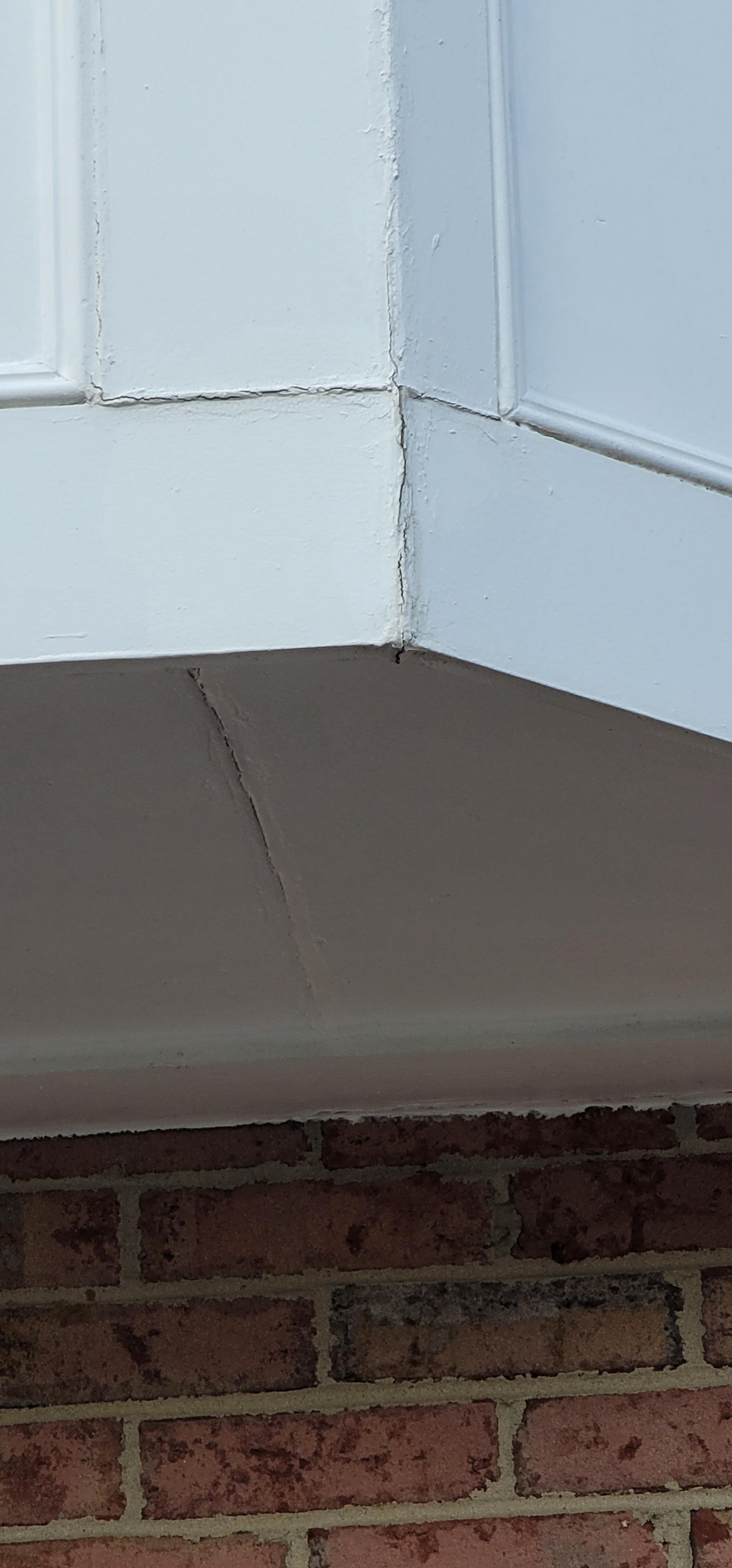 What would be the best way to fix this? Caulk the cracks and then paint