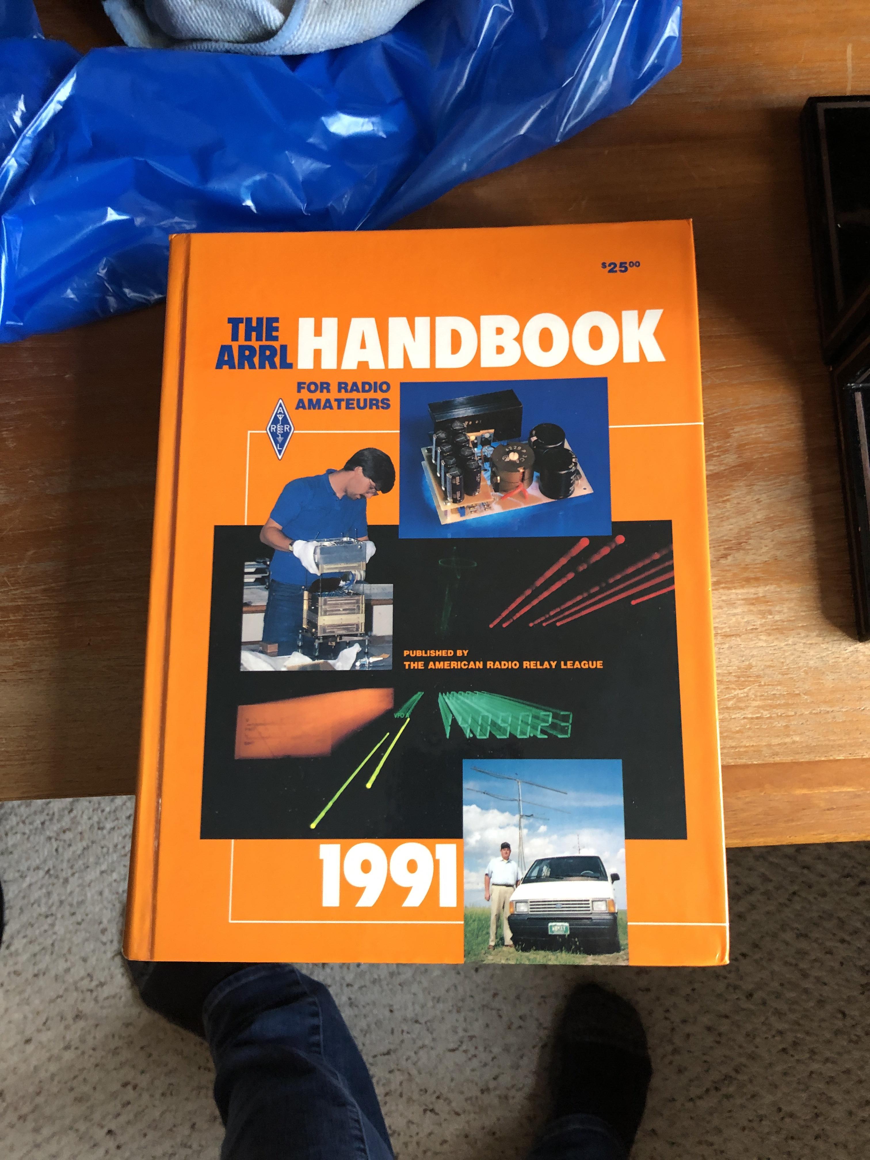 1991 ARRL Handbook r/amateurradio