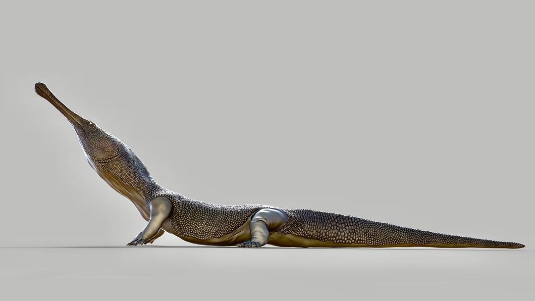 Champsosaurus, a crocodilelike (but not related to