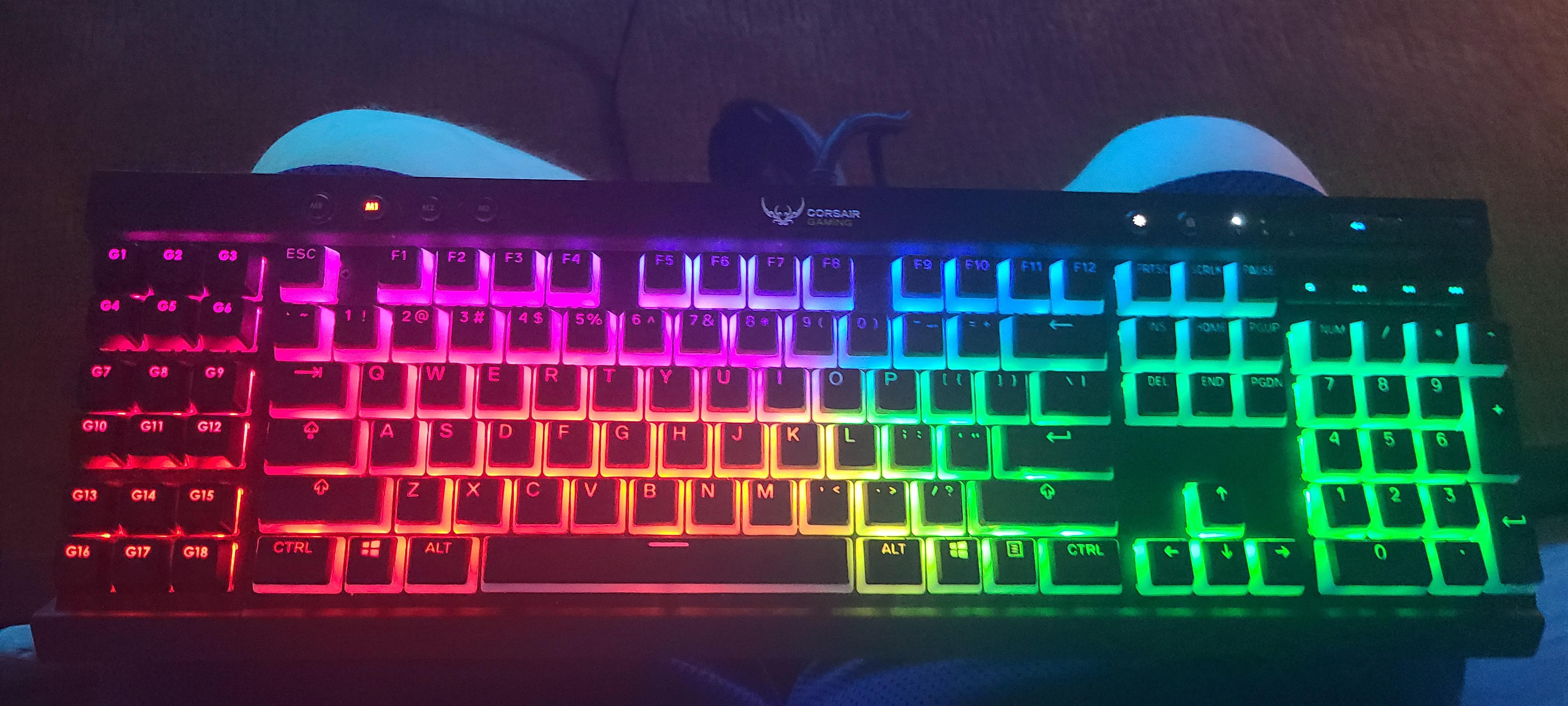 I know that Corsair keyboards aren't exactly adored here but I managed