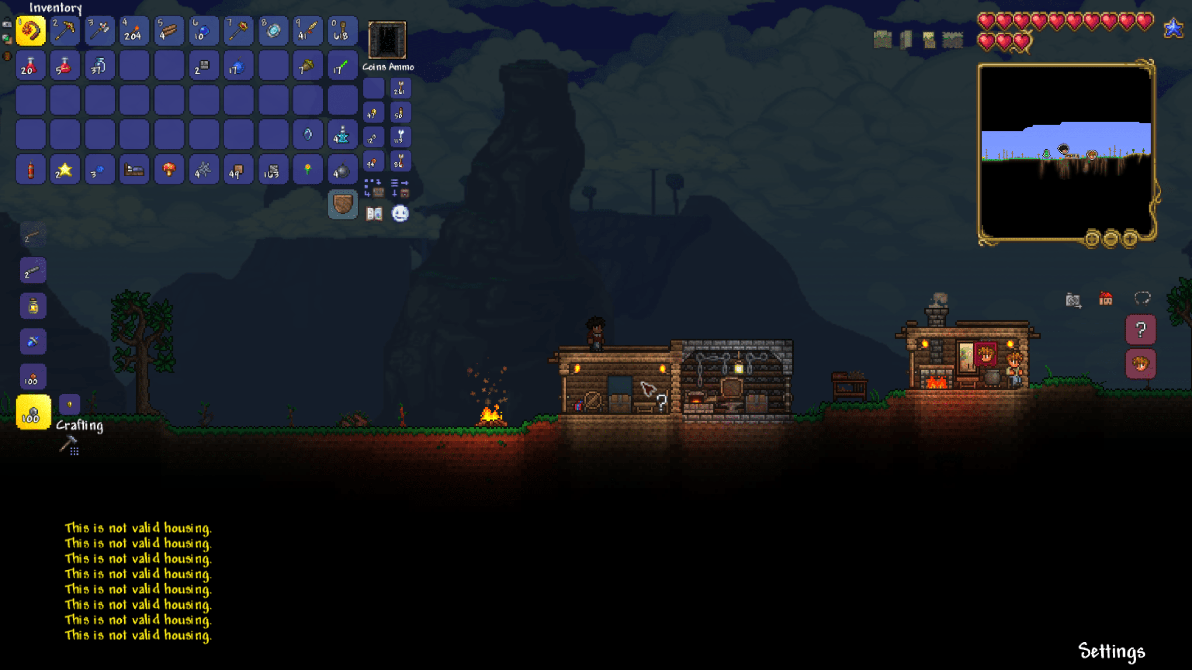 The housing has all the needs, why is it not valid? (Not soo small, light enough, has a