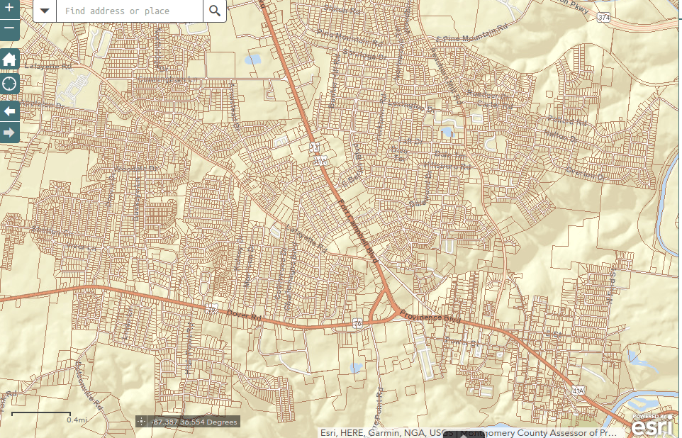 A different look, the interactive tax records map of Clarksville