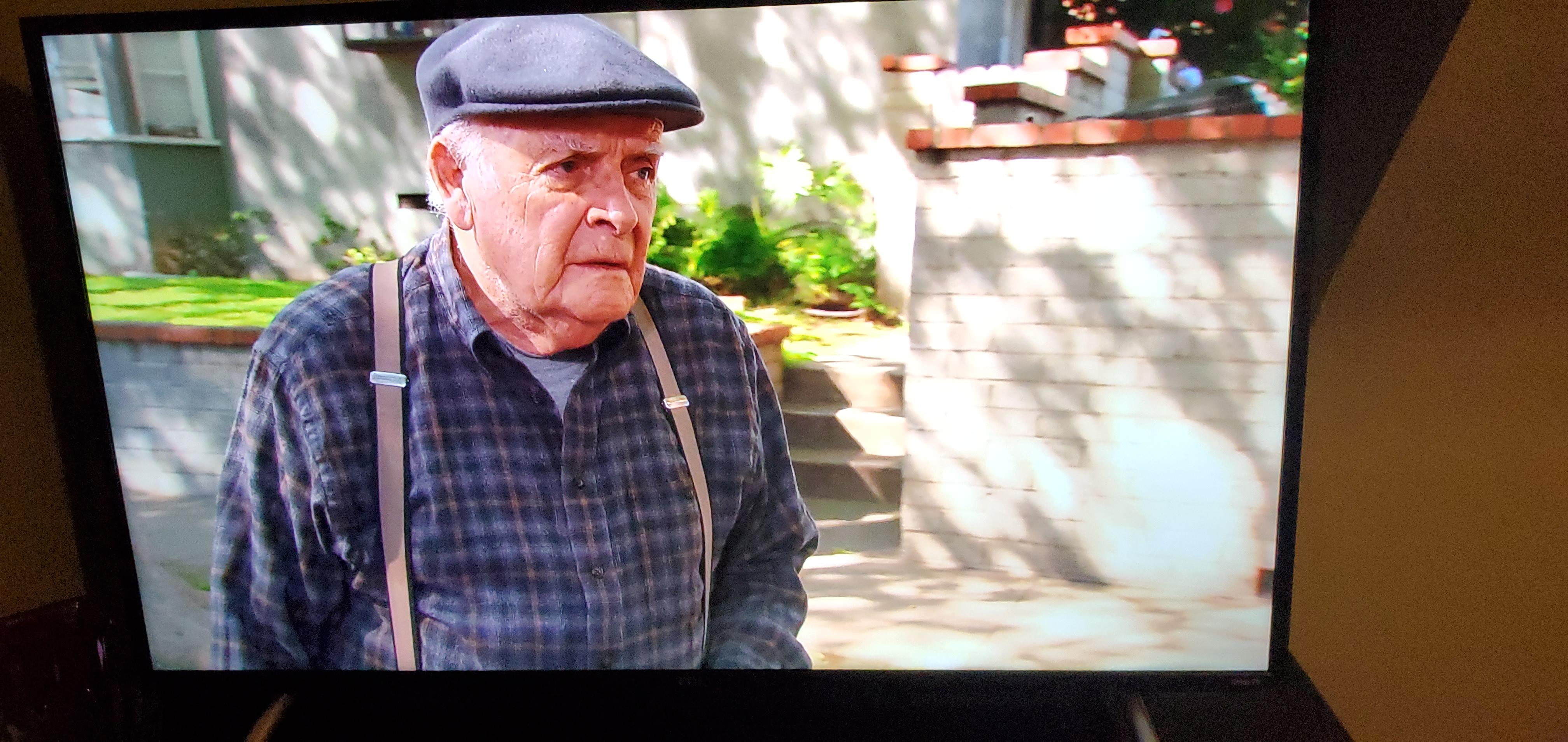 Our favorite Dunder Mifflin founder spotted as "man with dog" in Parks