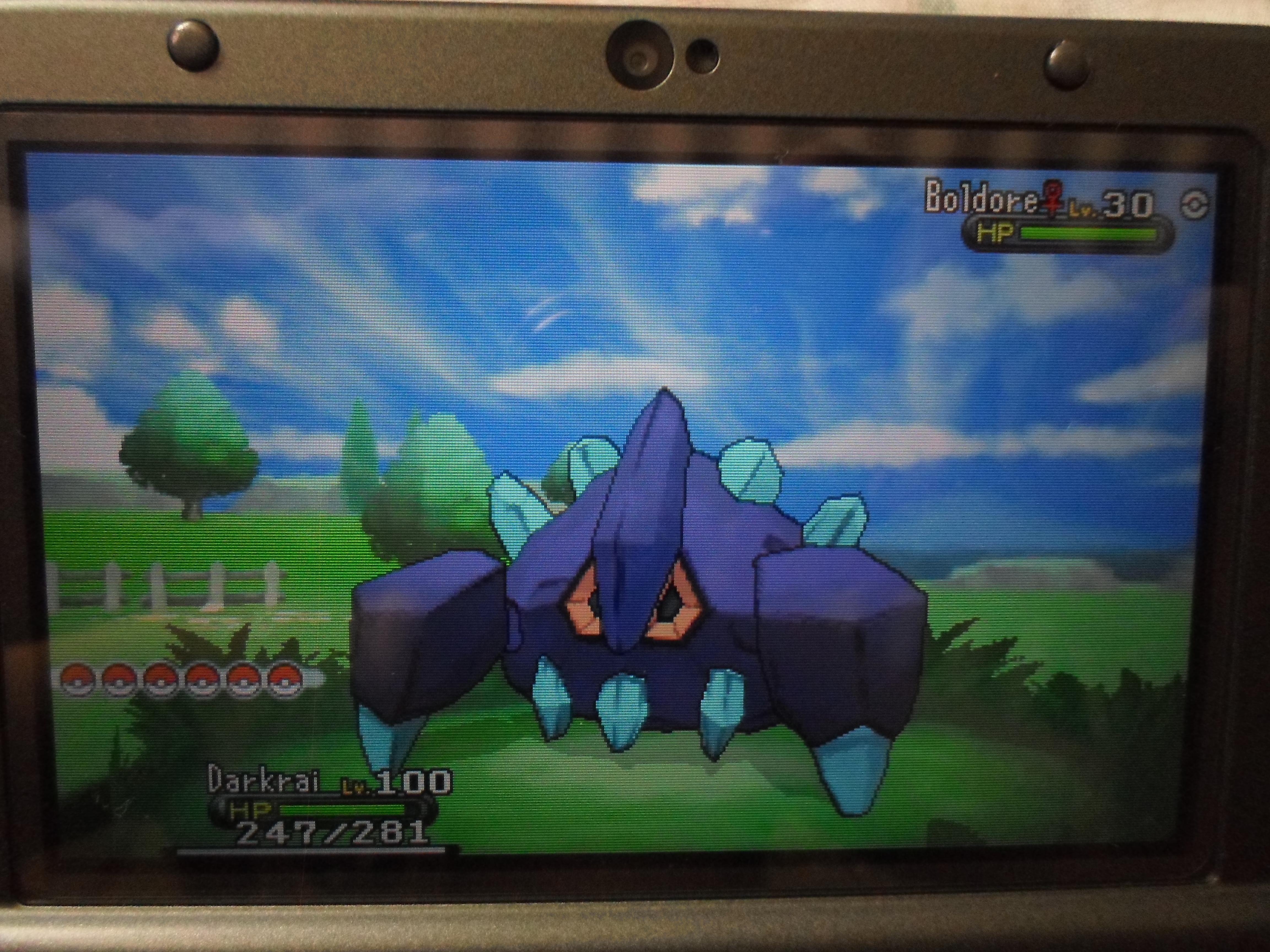 The intended target finally appeared! I liked shiny Roggengola a lot