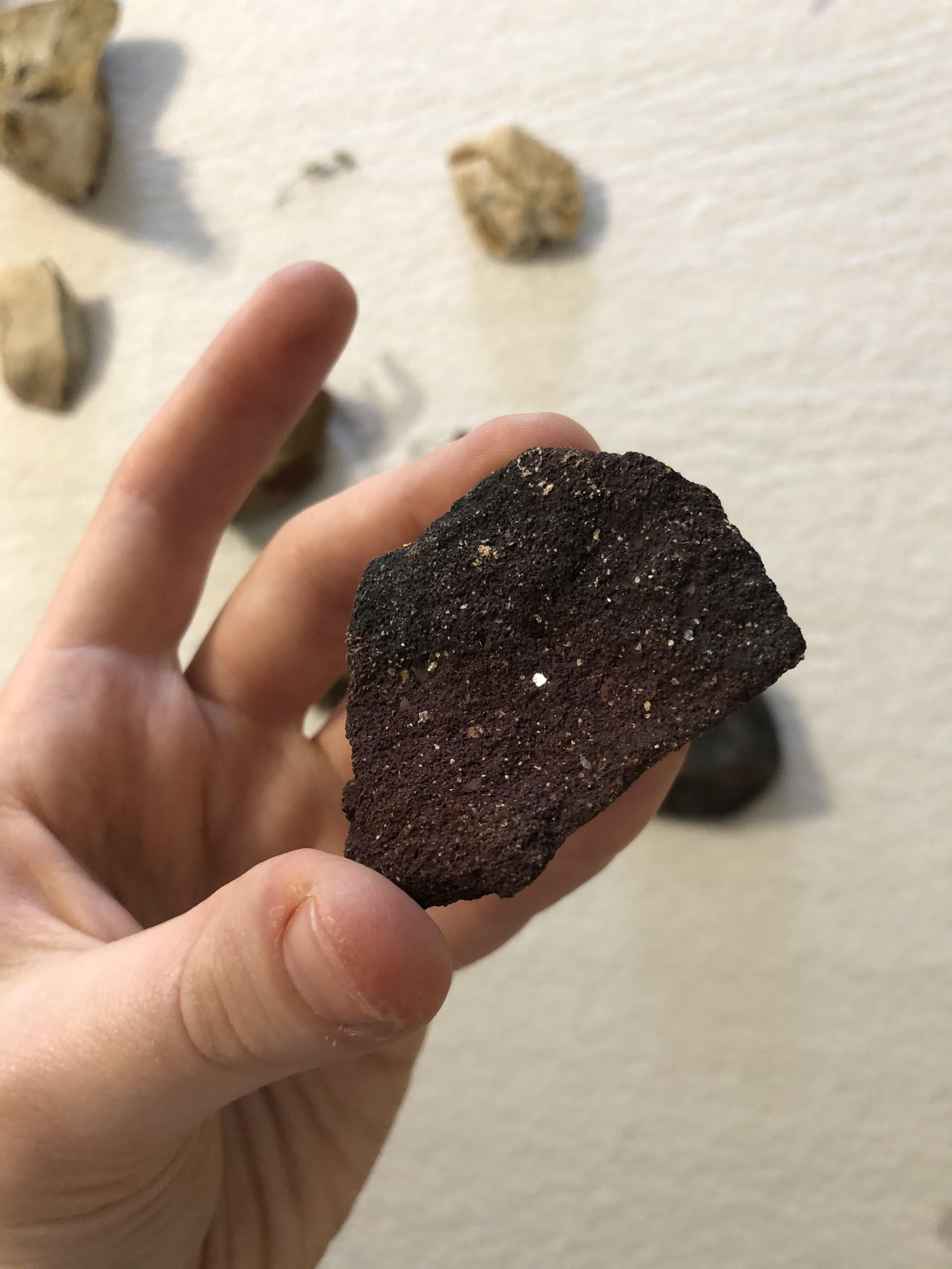 Identify this shiny lava rock. (Albuquerque NM) r/whatsthisrock