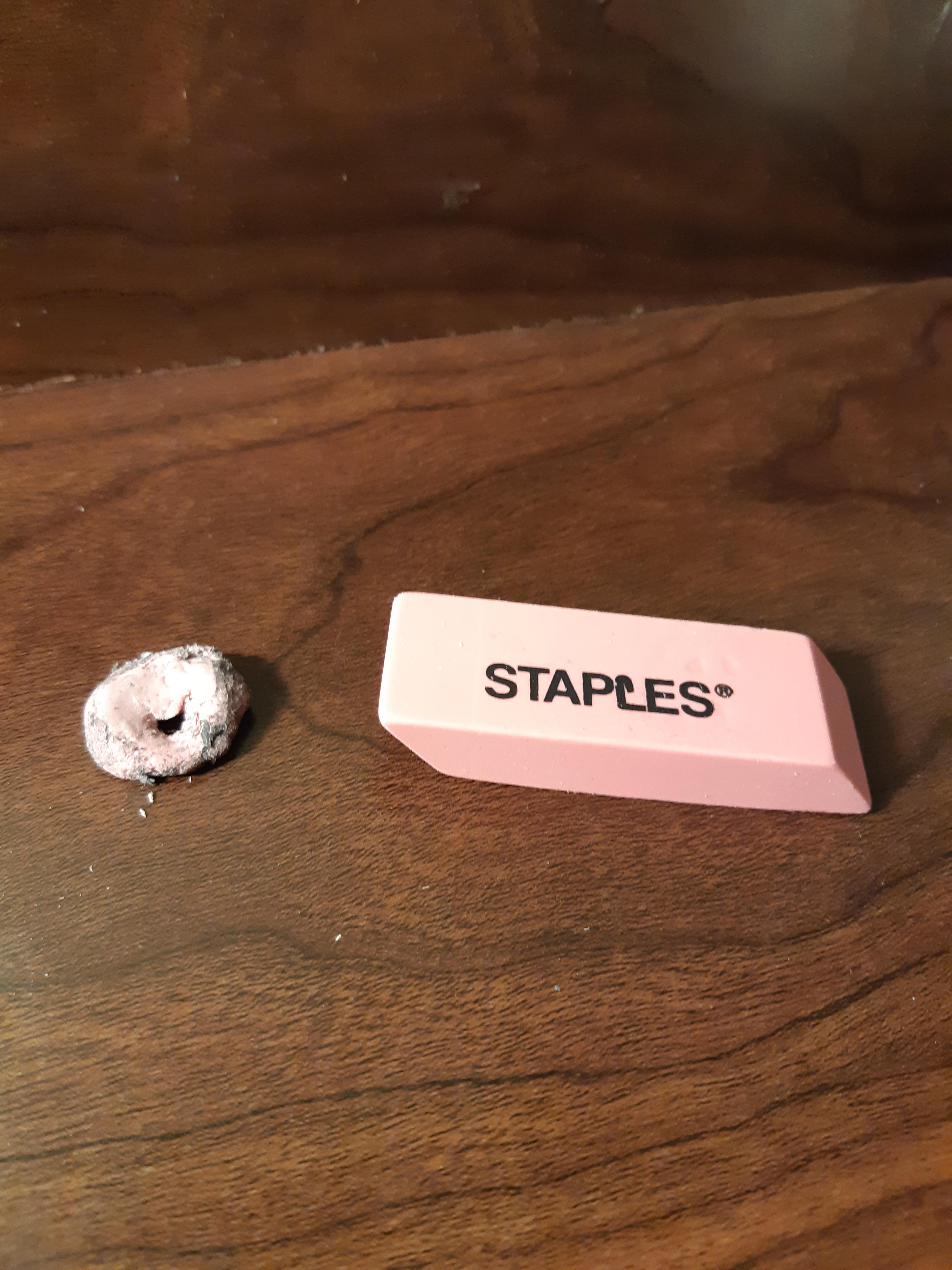 This is my eraser after using it for 3 years r/mildlyinteresting