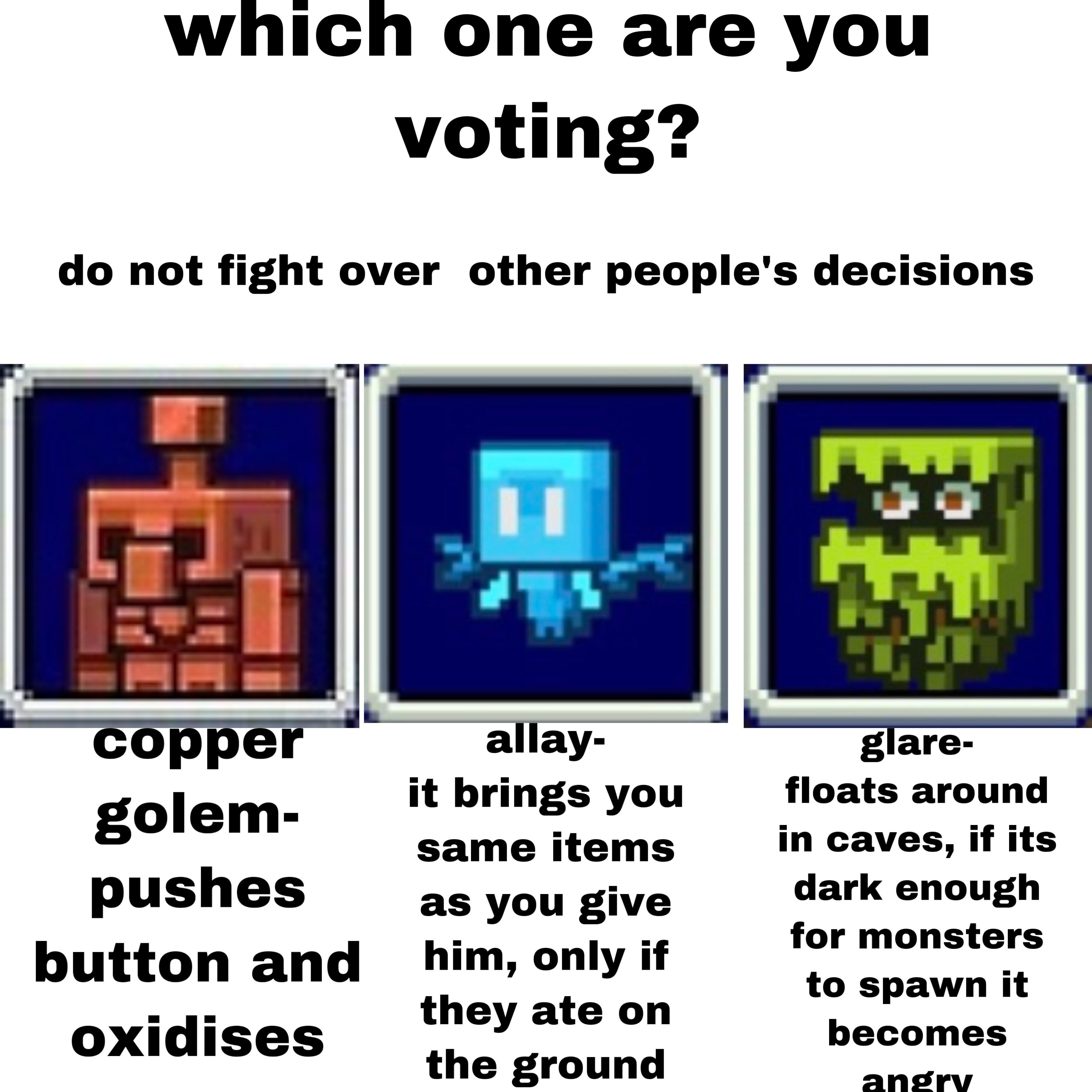 58 best Copper Golem images on Pholder Minecraft Memes, Coppergolem