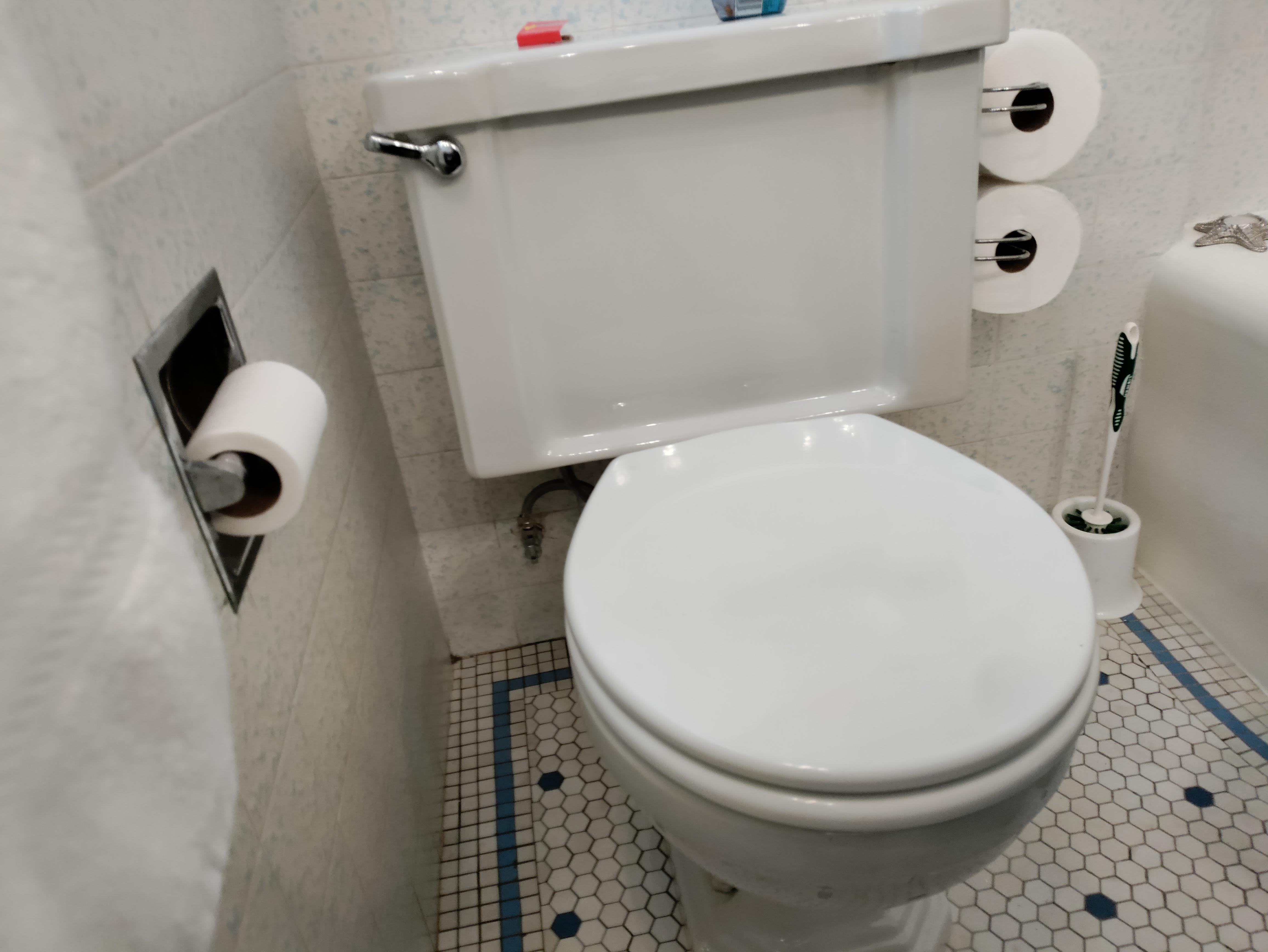 Oct 30, 1950. This toilet has been through 13 presidents and 3 angle