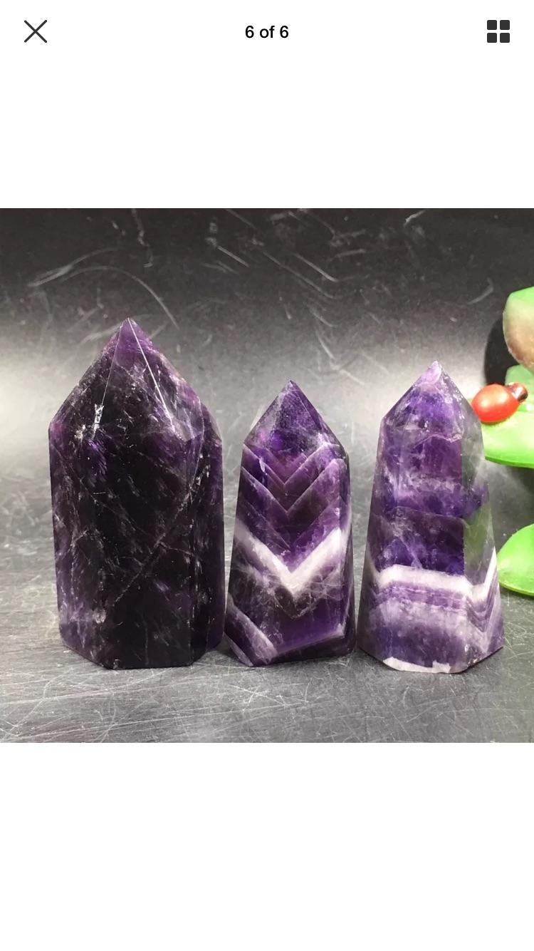 Purchased online, Chevron Amethyst. Real or fake? Crystals