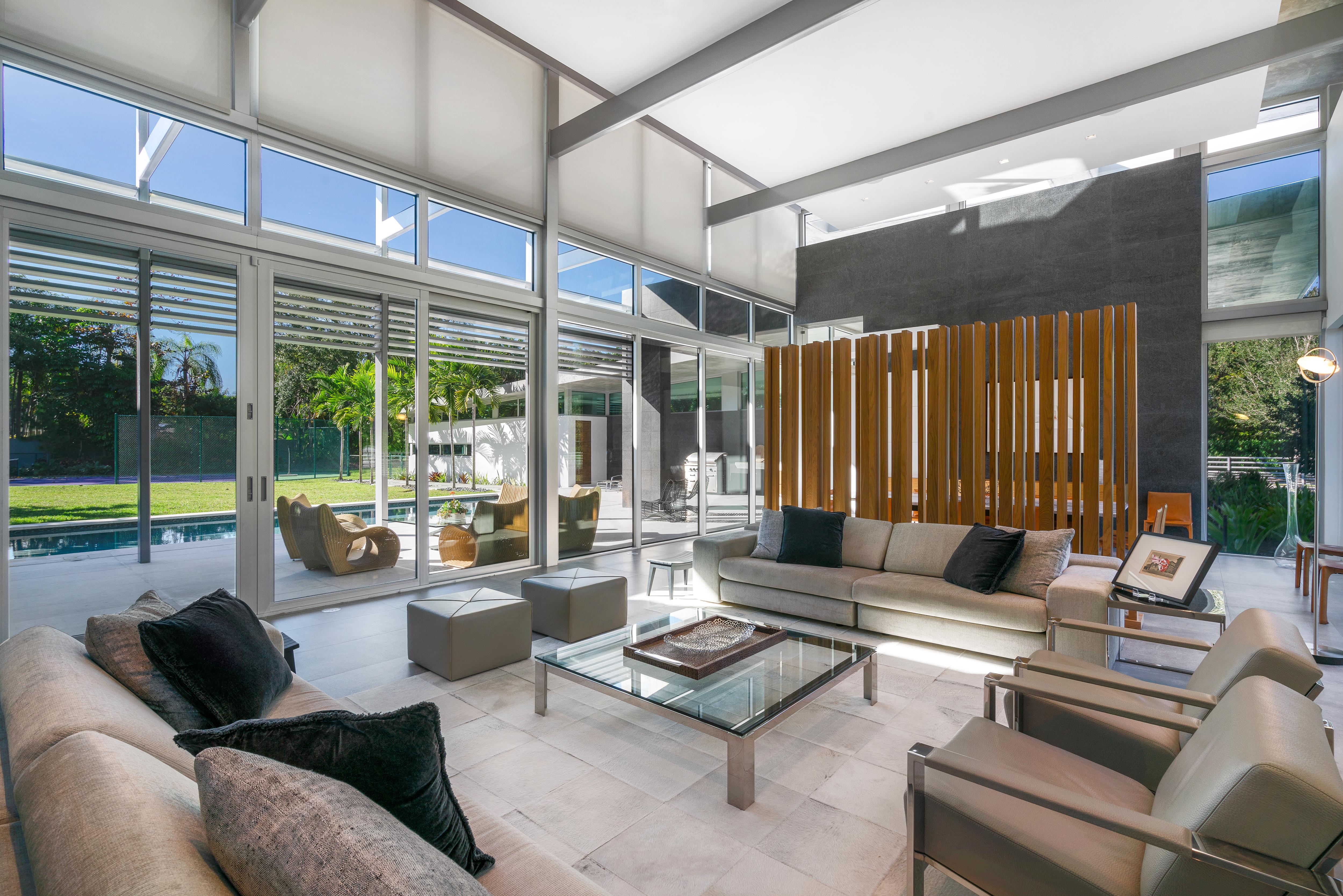 Living Room in Miami Florida Home [5000 × 3335] Video Tour in Comments