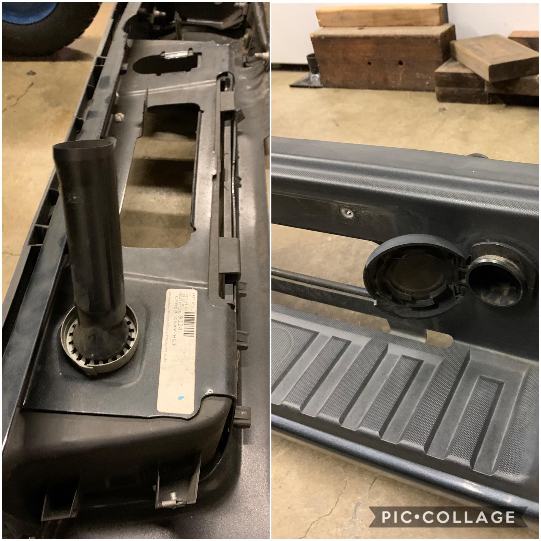 Help, had to replace my rear bumper. How do I remove the spare tire