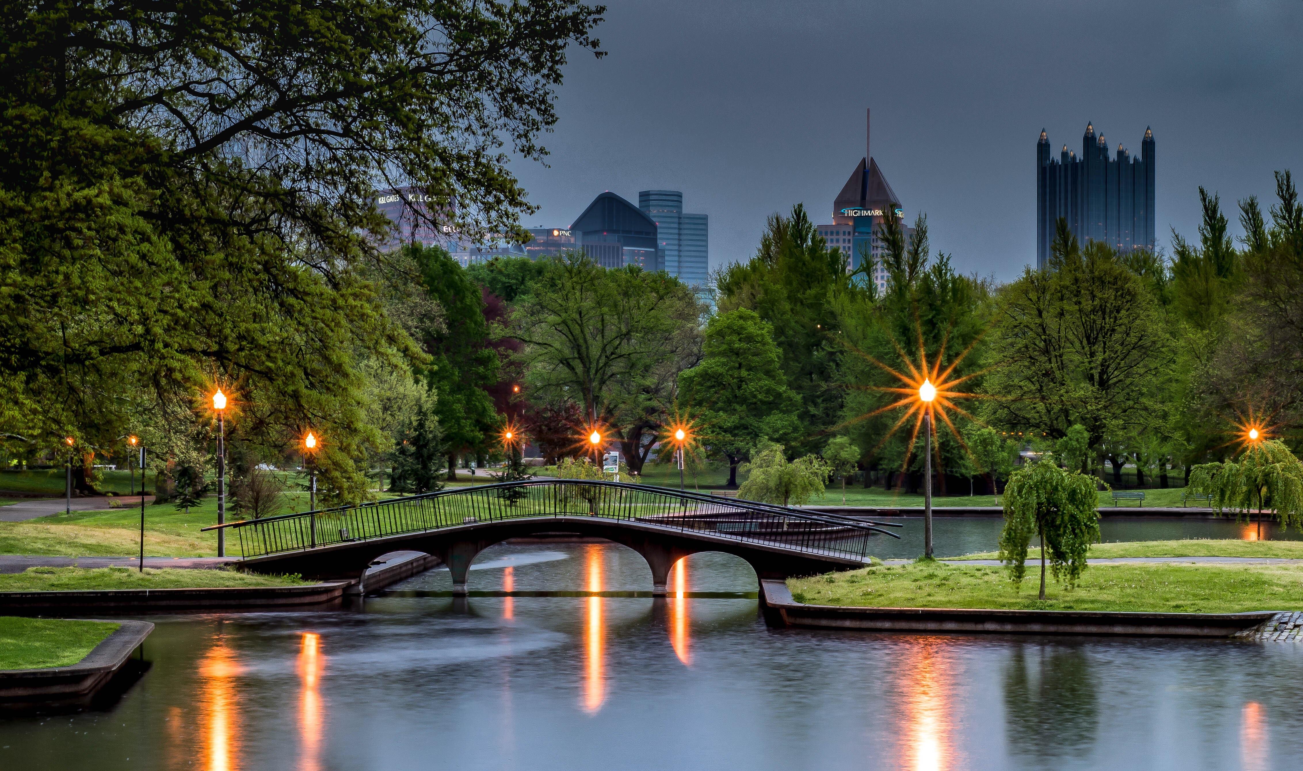 View of Pittsburgh from Lake Elizabeth (OC) LongExposurePics