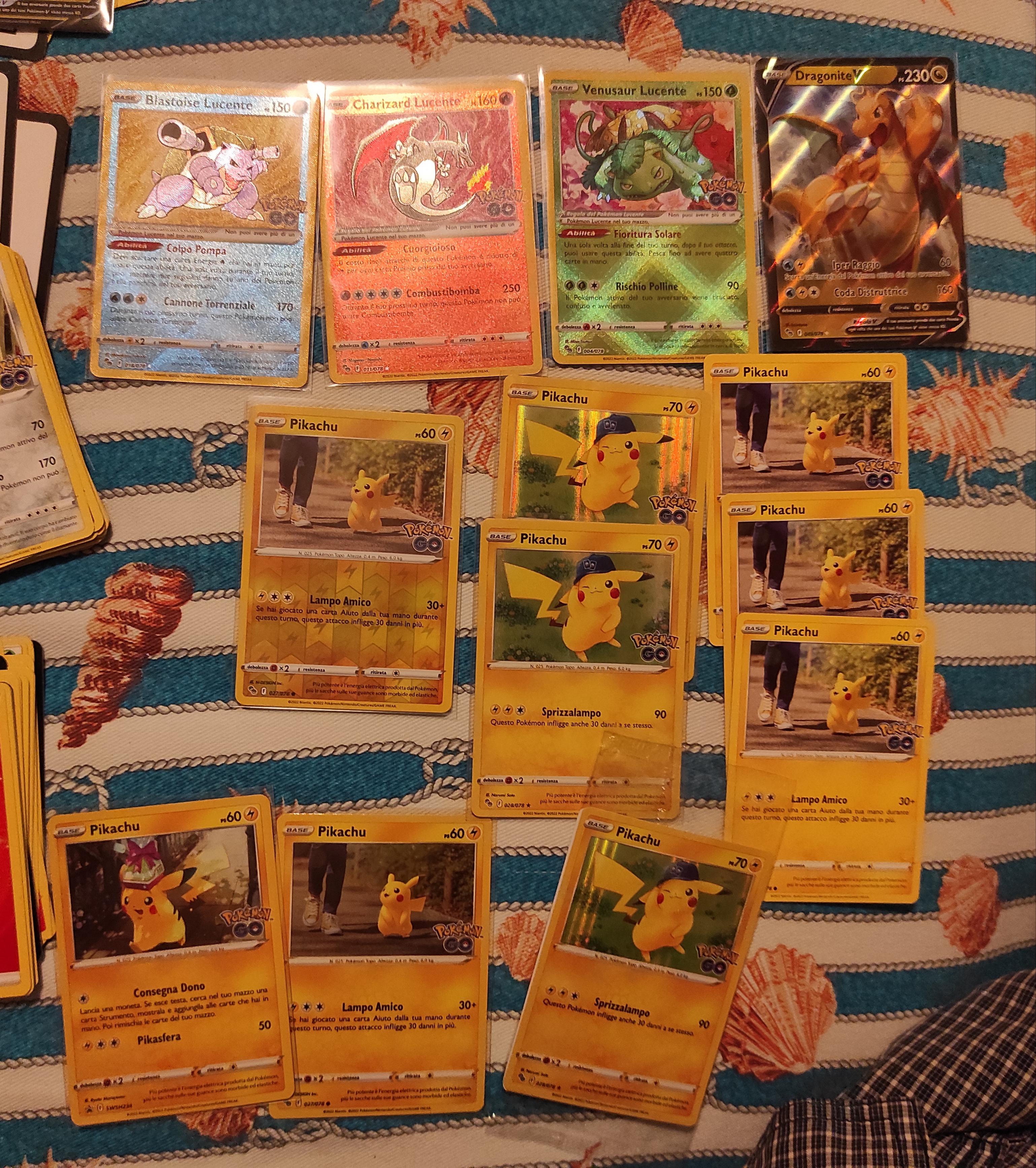 Pokemon go pack opening, a Pikachu fest r/PokemonTCG