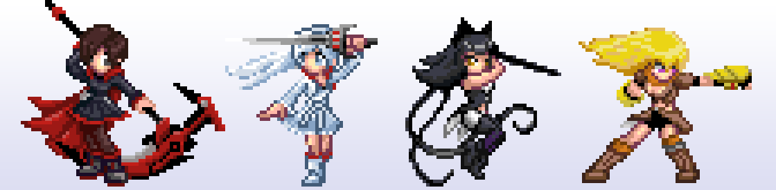 MY RWBY PIXEL ART roosterteeth