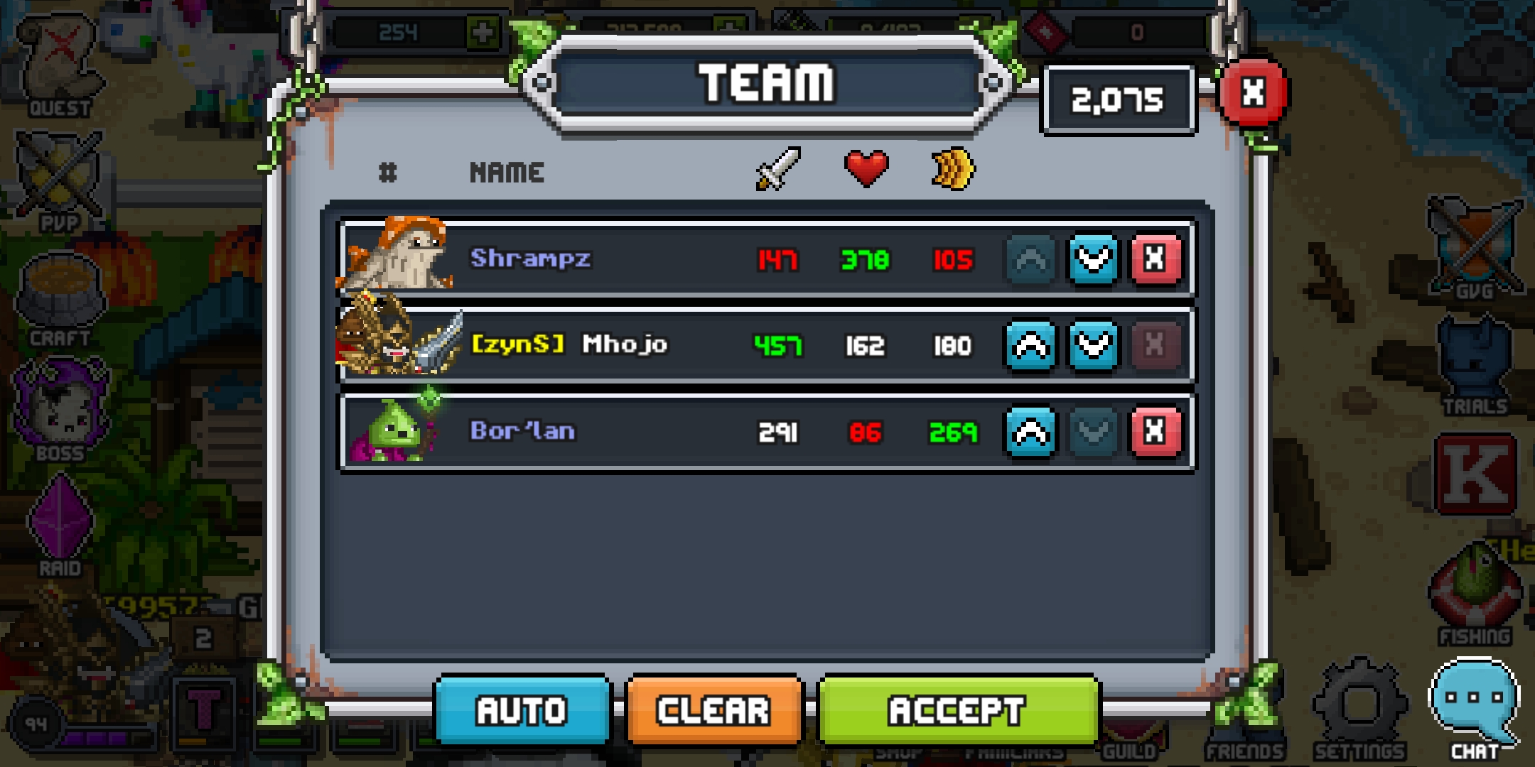 I am currently using as my main team Shrampz and Bor'lan, Bor'lan is