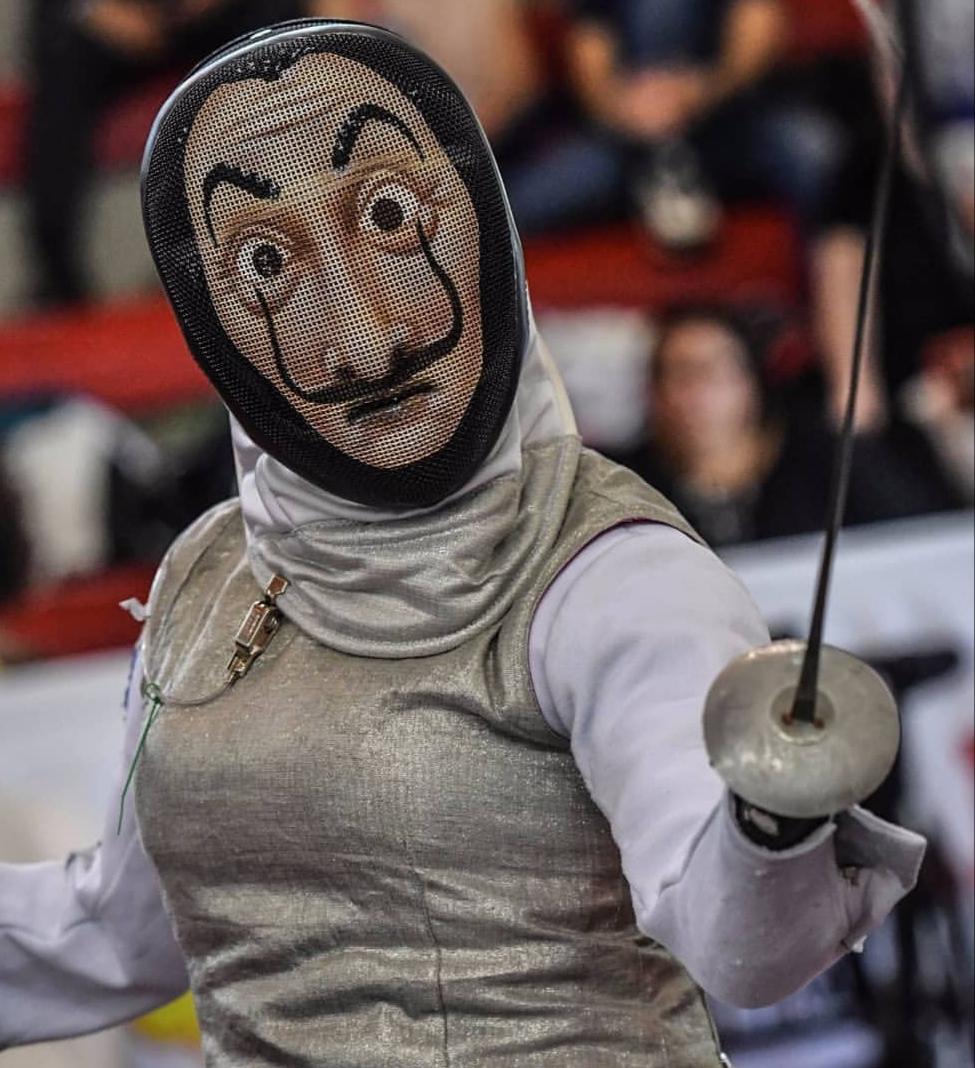 One of the coolest masks I have ever seen r/Fencing