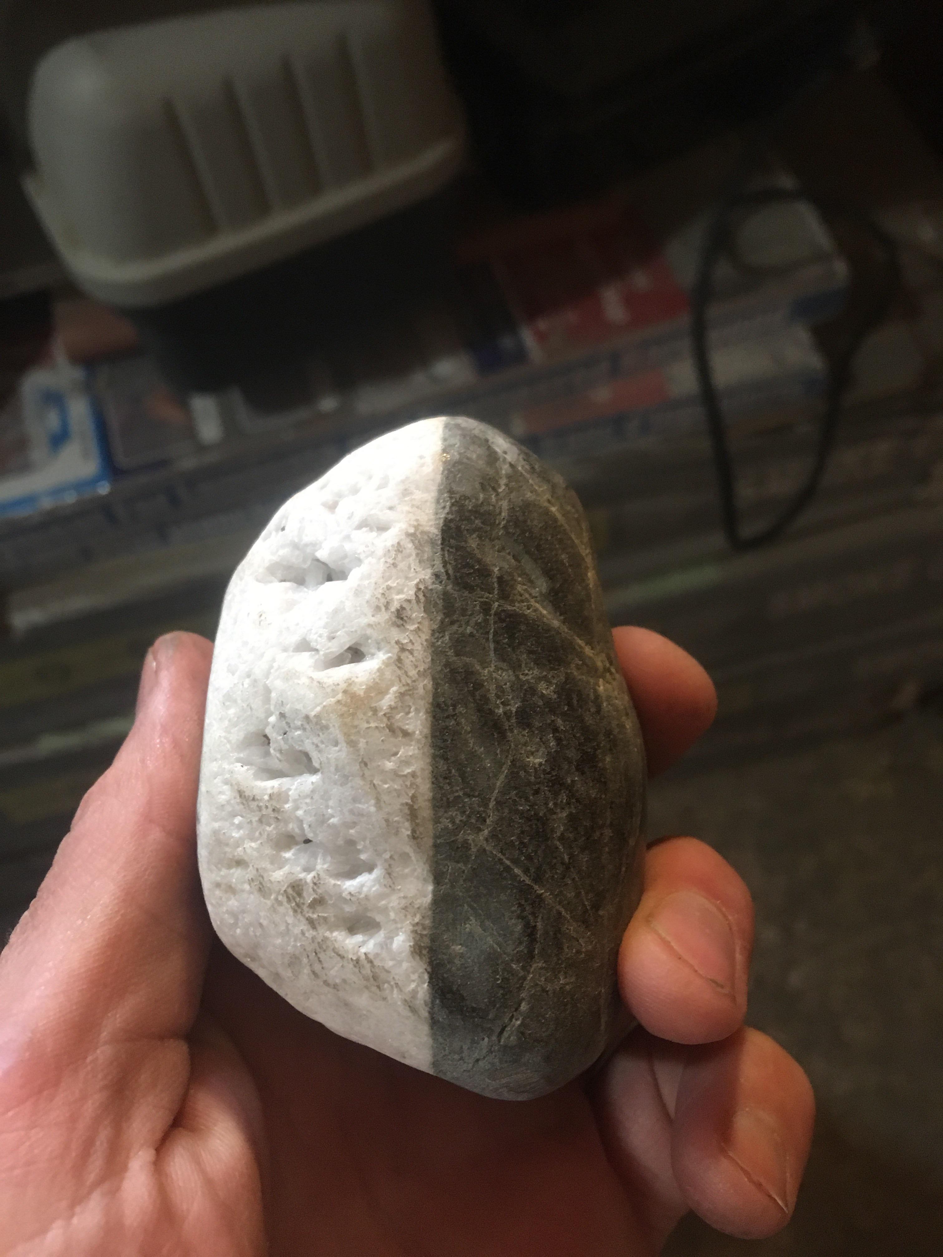 Common beach rock here in Newfoundland. Will the dust from sanding this