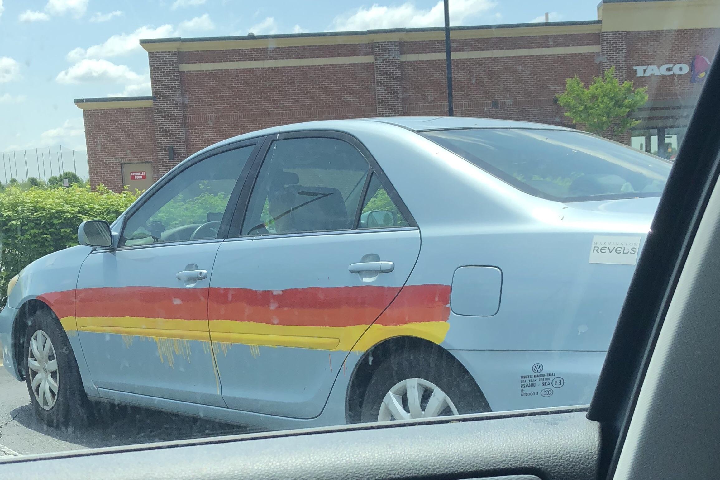 To add a racing stripe : r/therewasanattempt