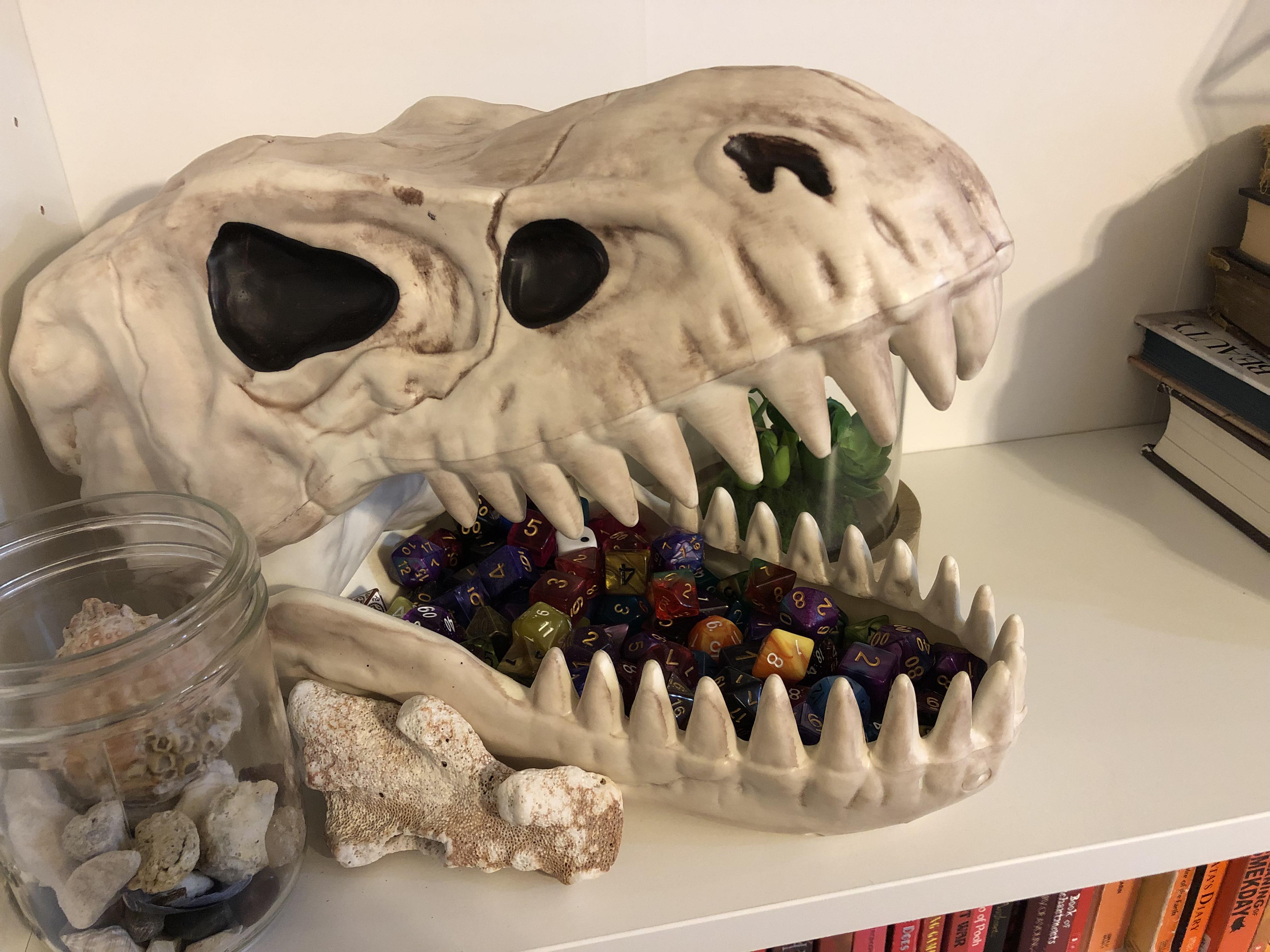 Halloween candy bowl? More like yearround dice bowl! I found the