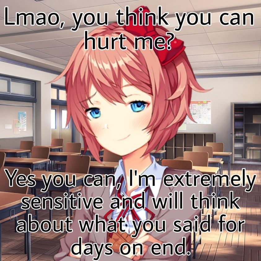 You really think you can hurt me? r/DDLC