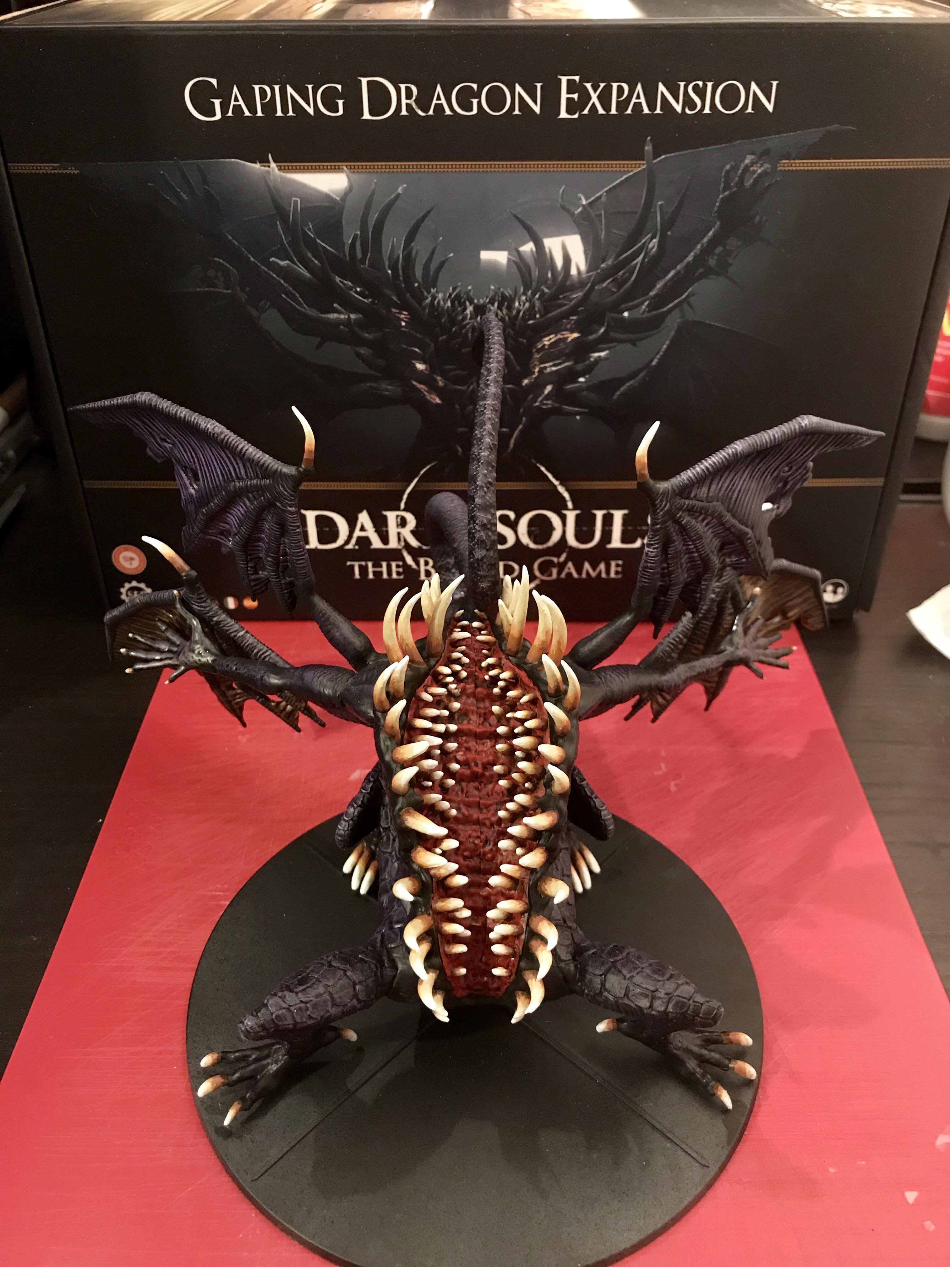 The Gaping Dragon, my first painted miniature. r/minipainting