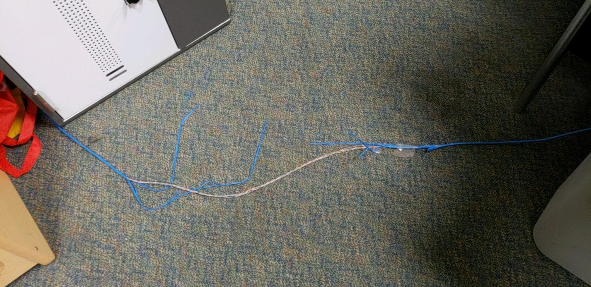 User reported her VOIP phone was dropping calls. I told her the ring